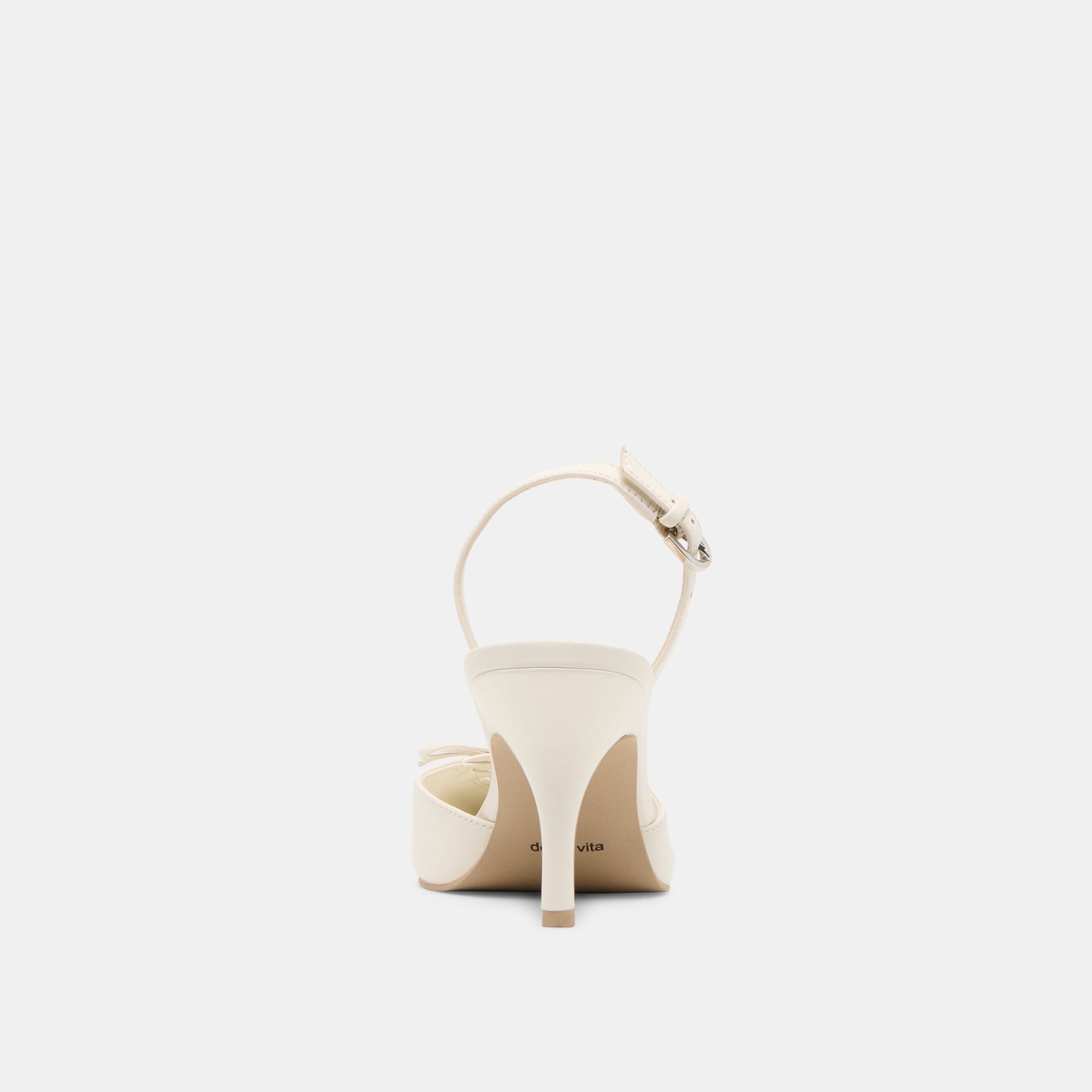 HAMYA HEELS WHITE LEATHER - Image 10
