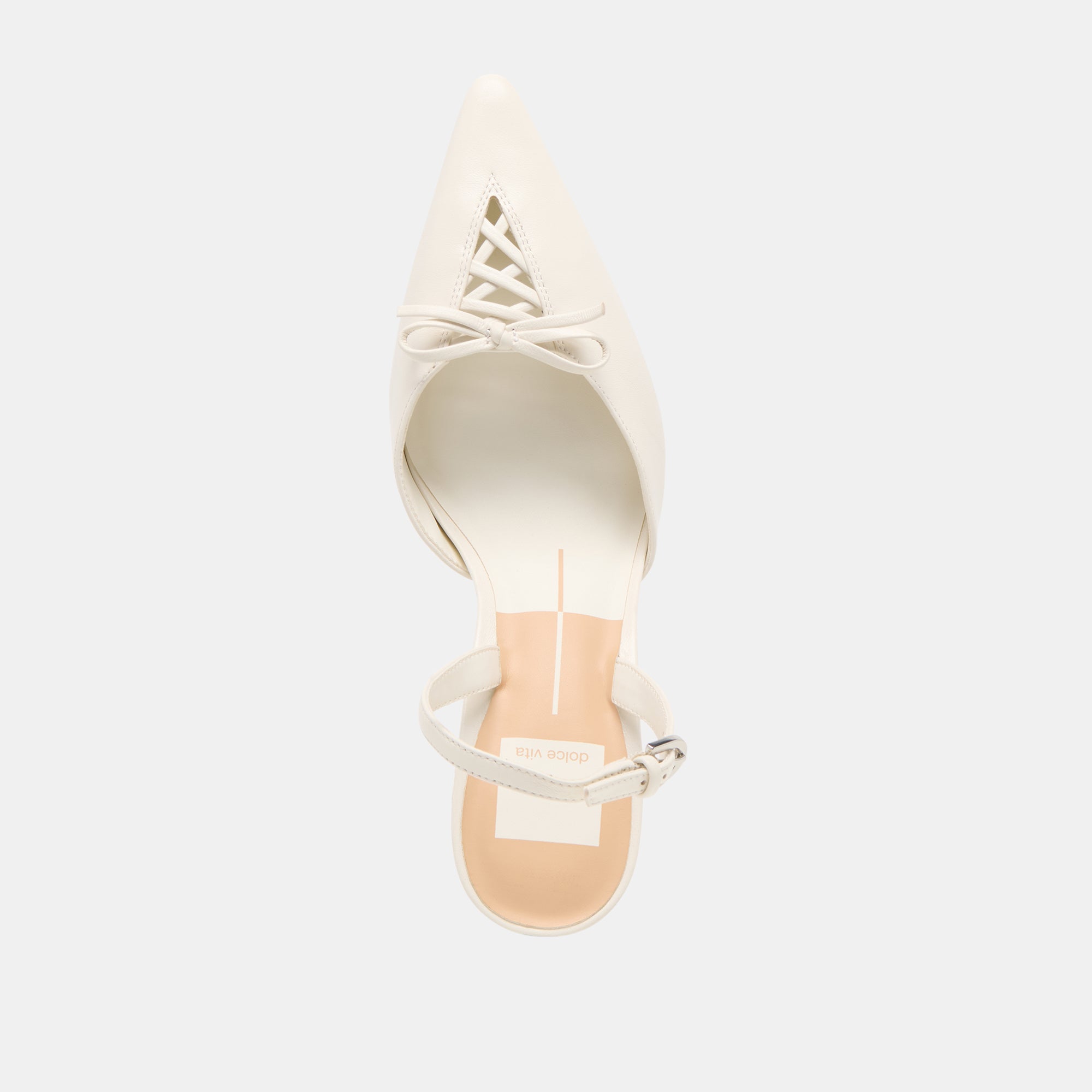 HAMYA HEELS WHITE LEATHER - Image 11