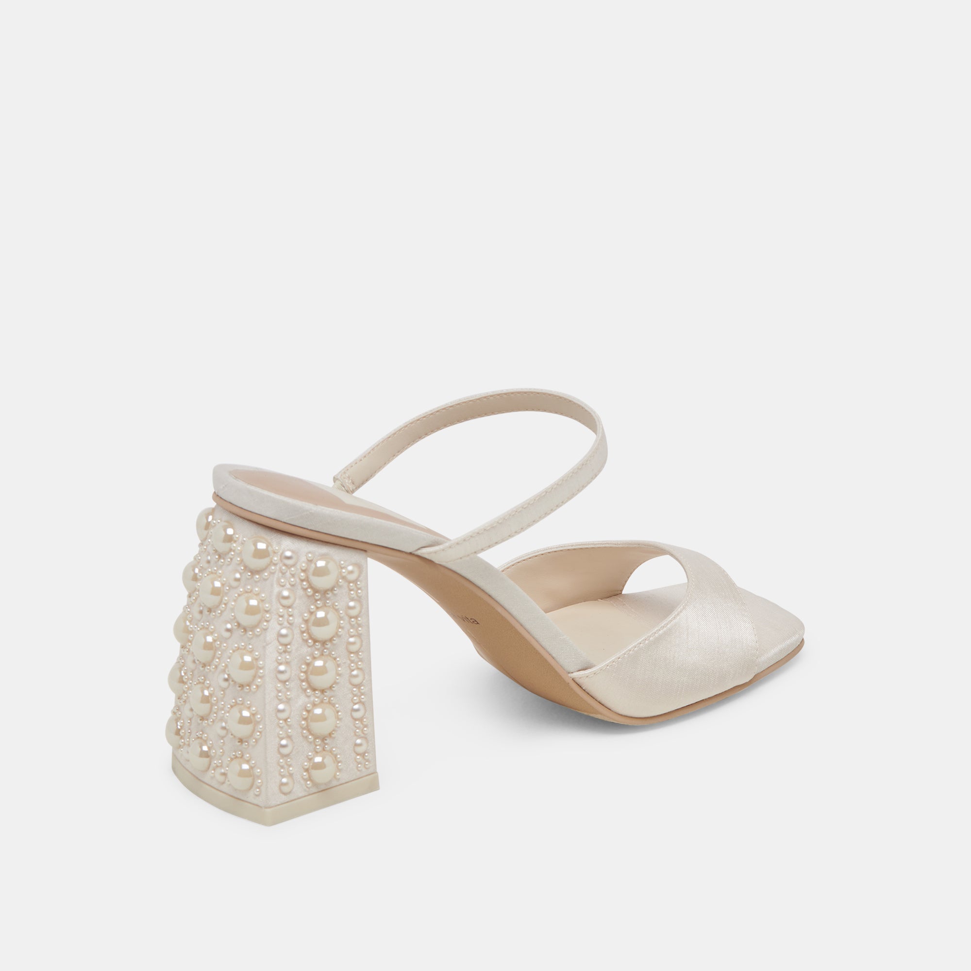 JEMMY PEARL HEELS VANILLA SILK - Image 7