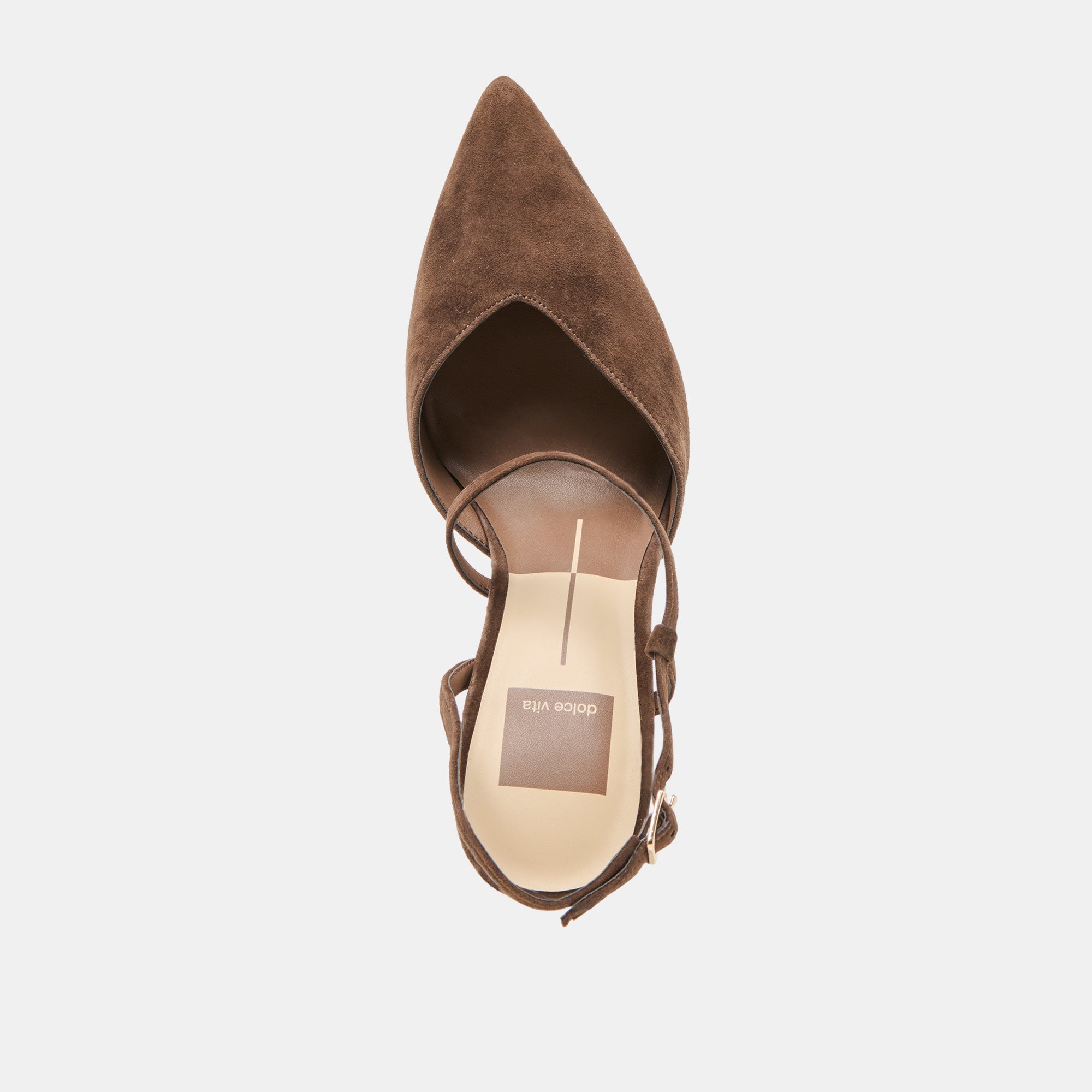 KAMRA HEELS DK BROWN SUEDE - Image 11