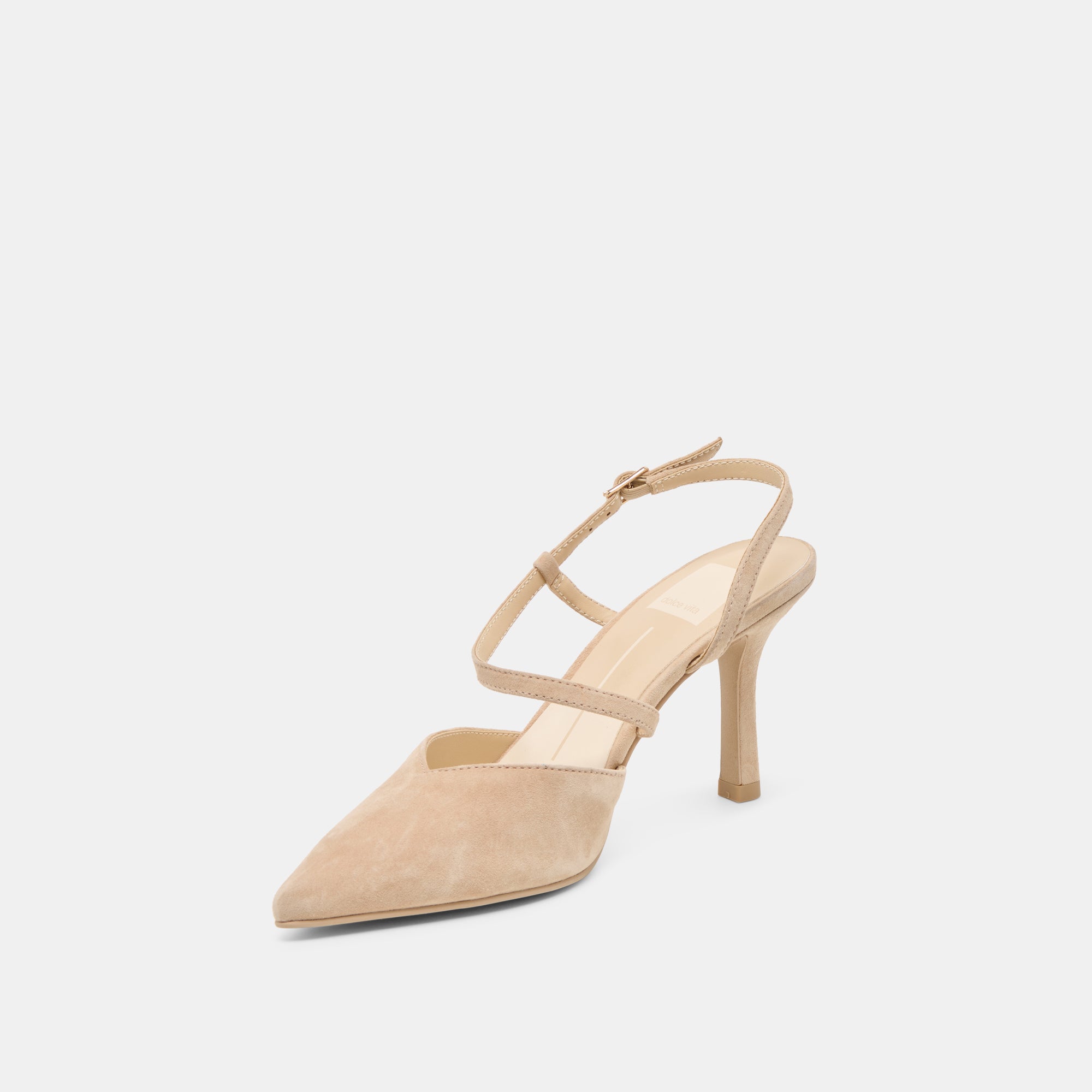 KAMRA HEELS CAMEL SUEDE - Image 6