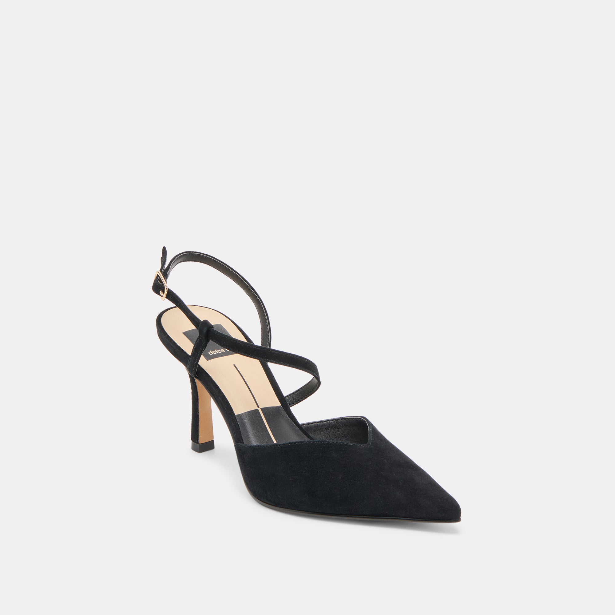 KAMRA HEELS ONYX SUEDE - Image 3