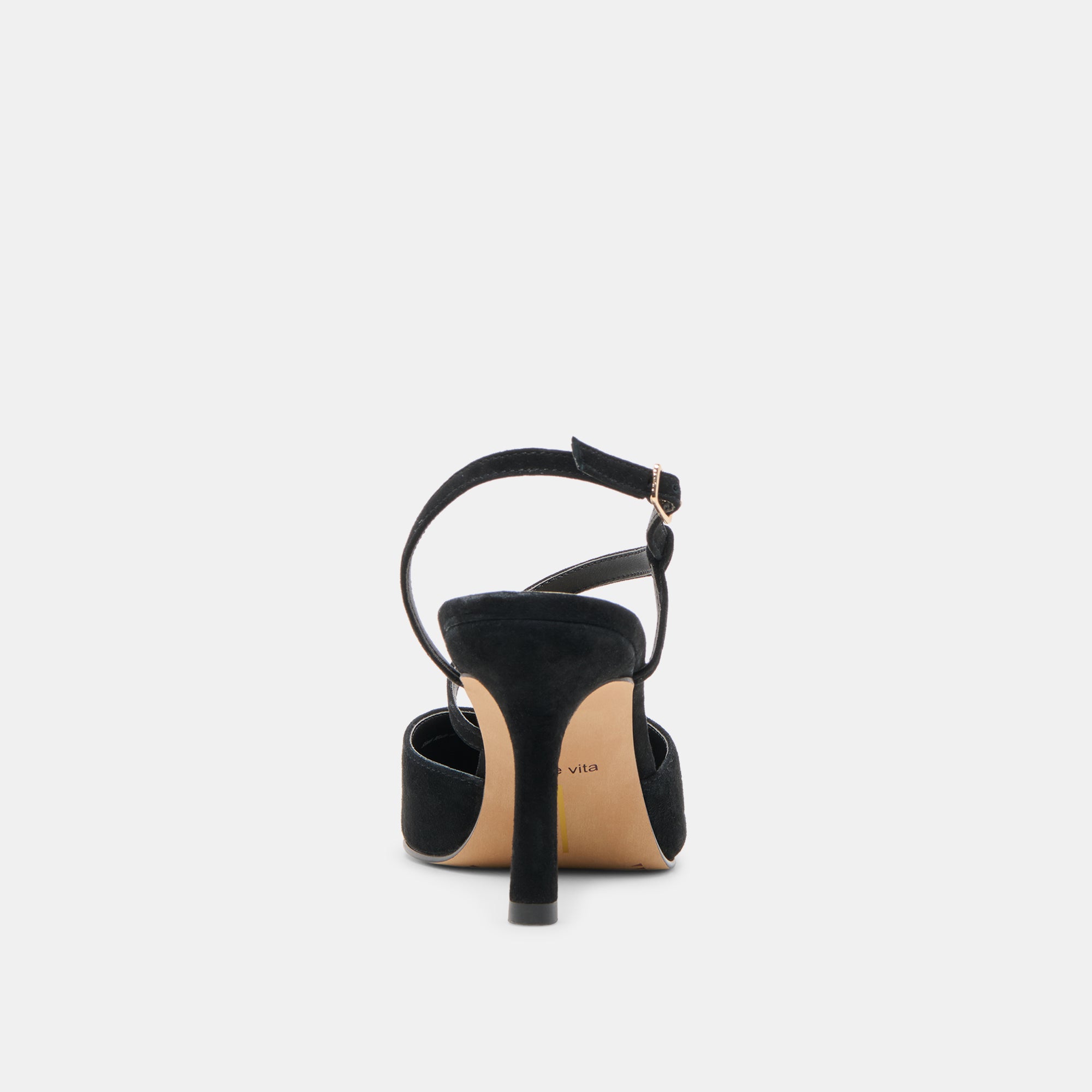 KAMRA HEELS ONYX SUEDE - Image 9