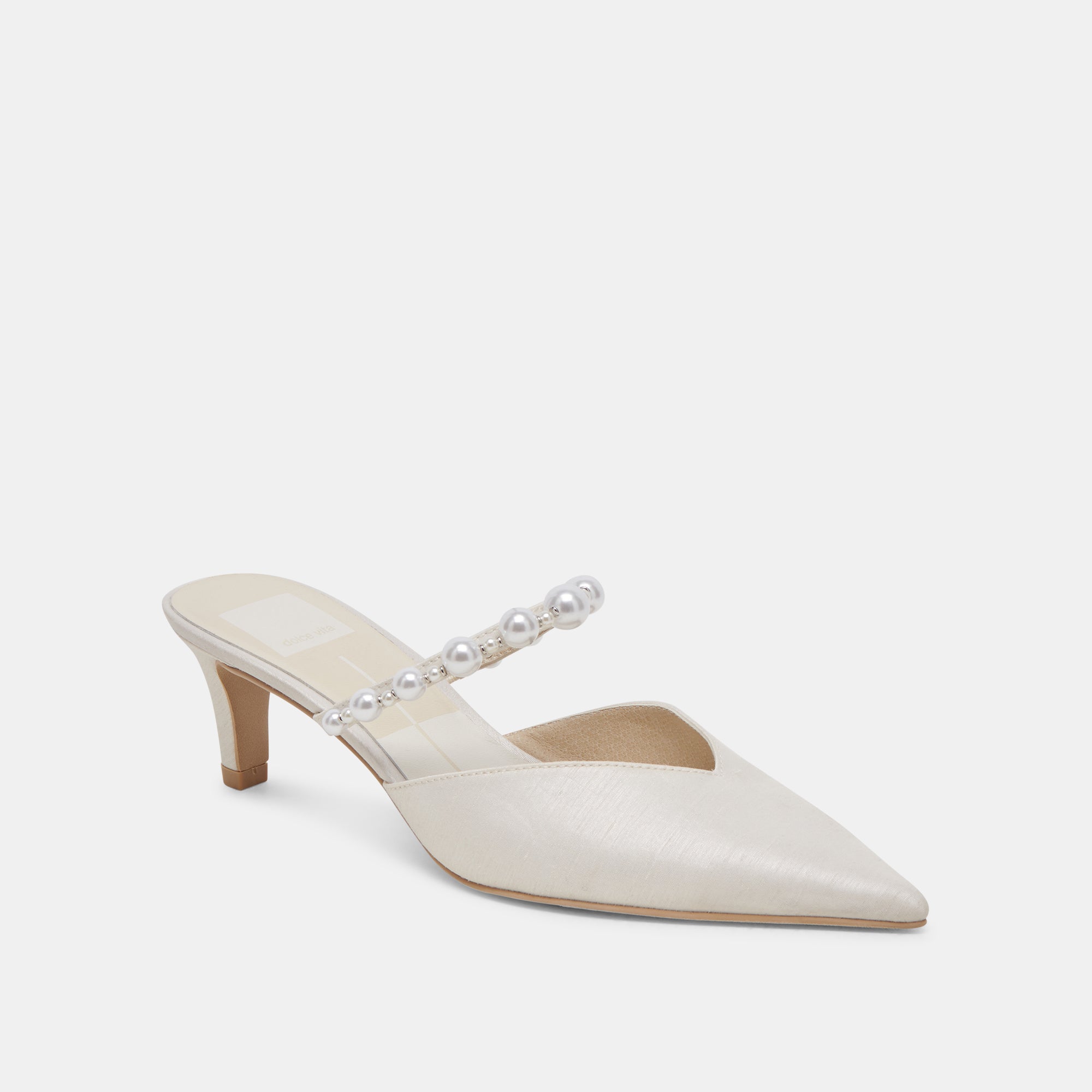 KANIKA PEARL MID HEELS VANILLA PEARLS - Image 5