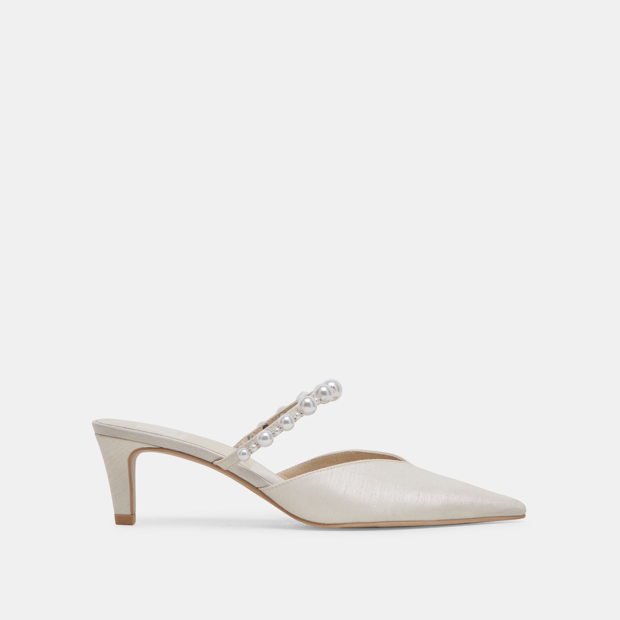 KANIKA PEARL MID HEELS VANILLA PEARLS - Image 3