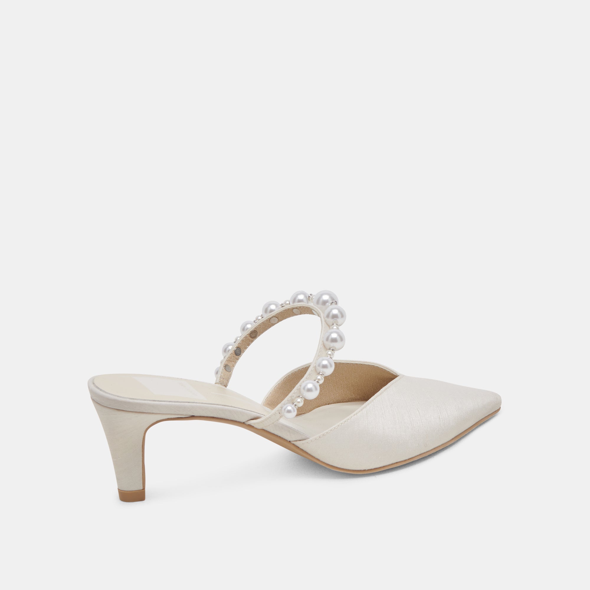 KANIKA PEARL MID HEELS VANILLA PEARLS - Image 7