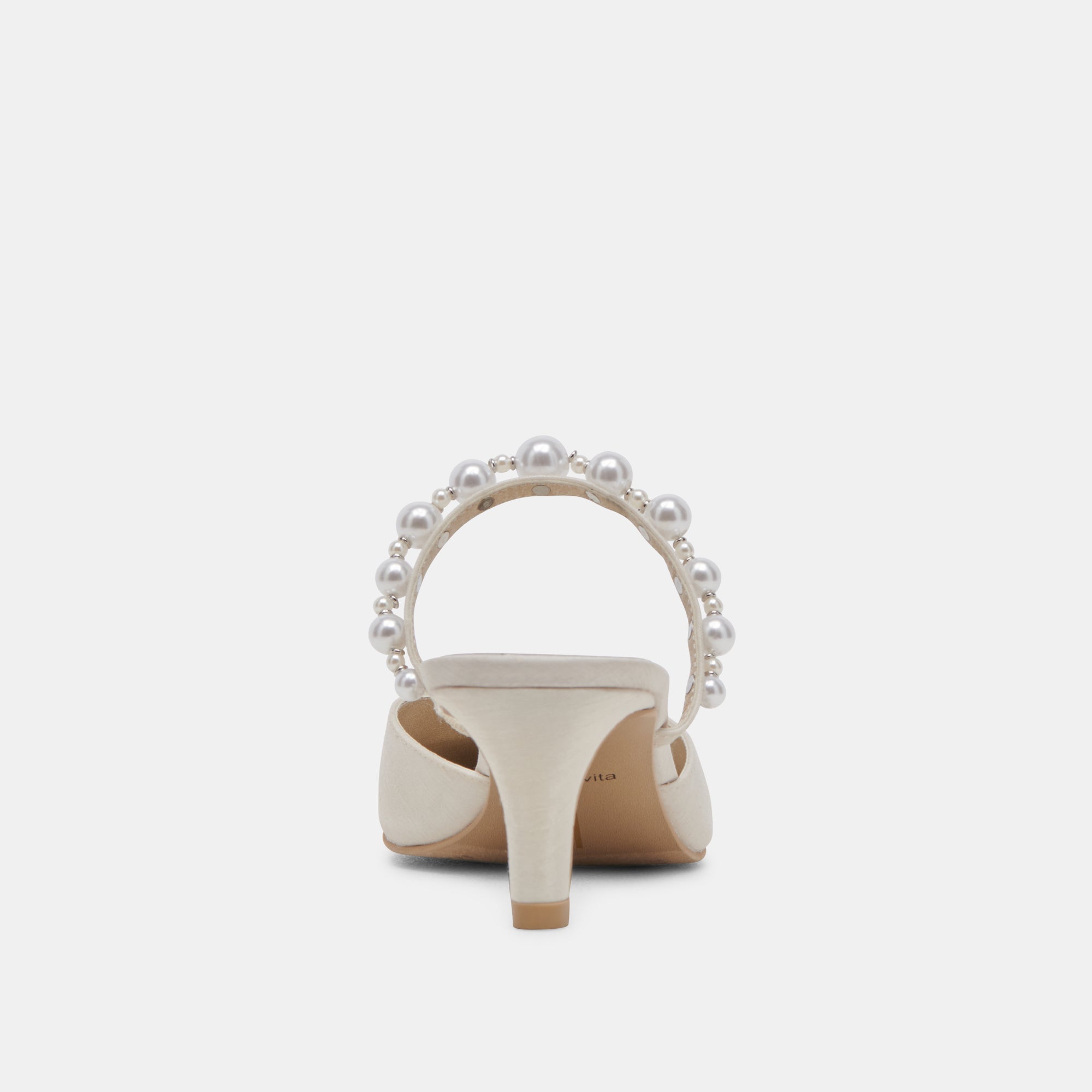 KANIKA PEARL MID HEELS VANILLA PEARLS - Image 13