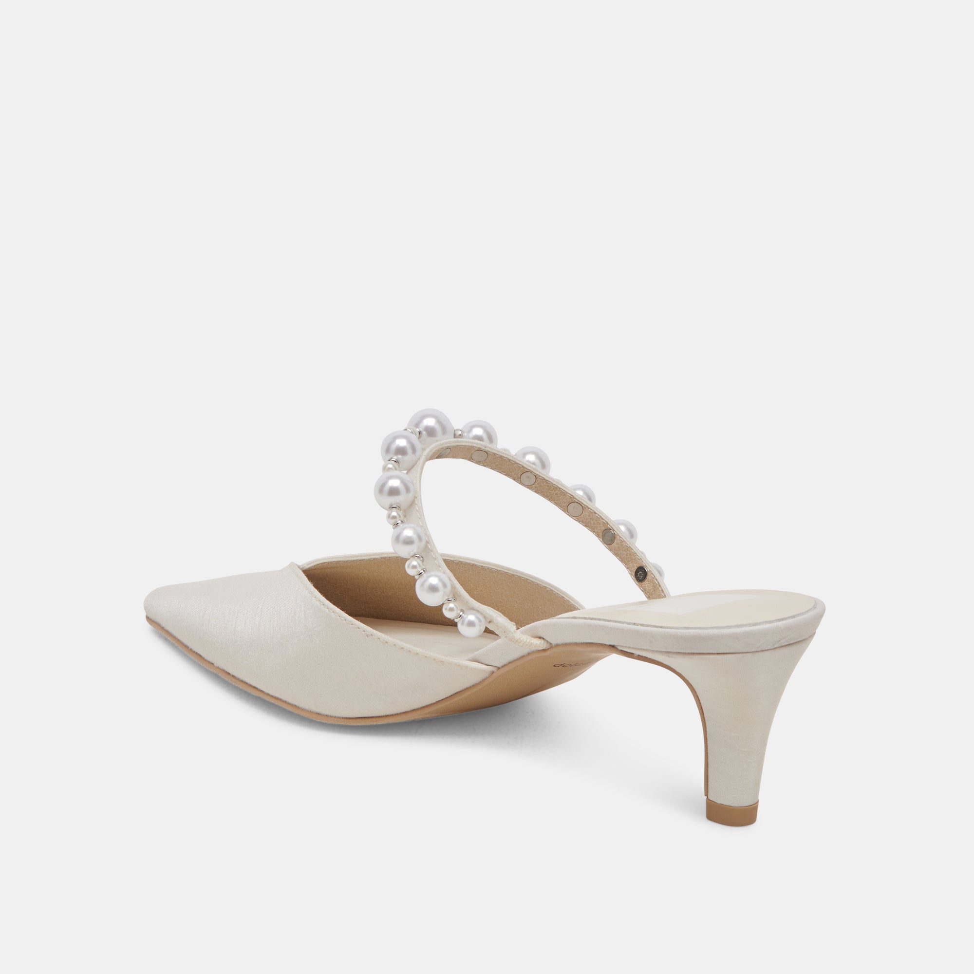 KANIKA PEARL MID HEELS VANILLA PEARLS - Image 11