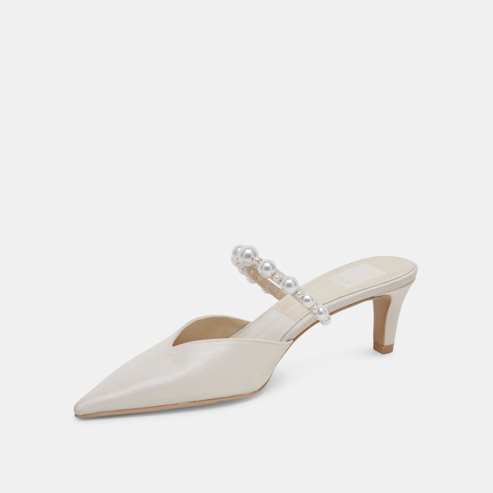 KANIKA PEARL MID HEELS VANILLA PEARLS - Image 9