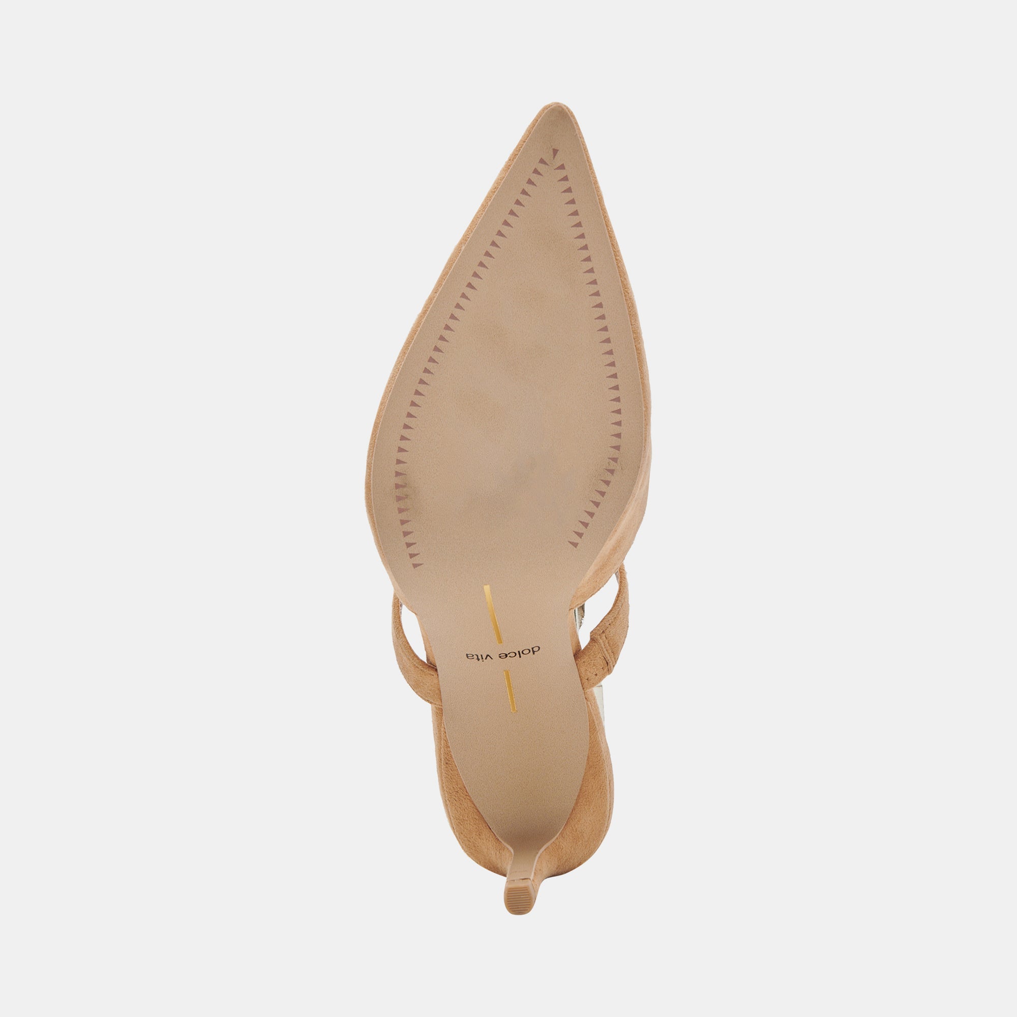 KANIKA WIDE HEELS TAN SUEDE - Image 9