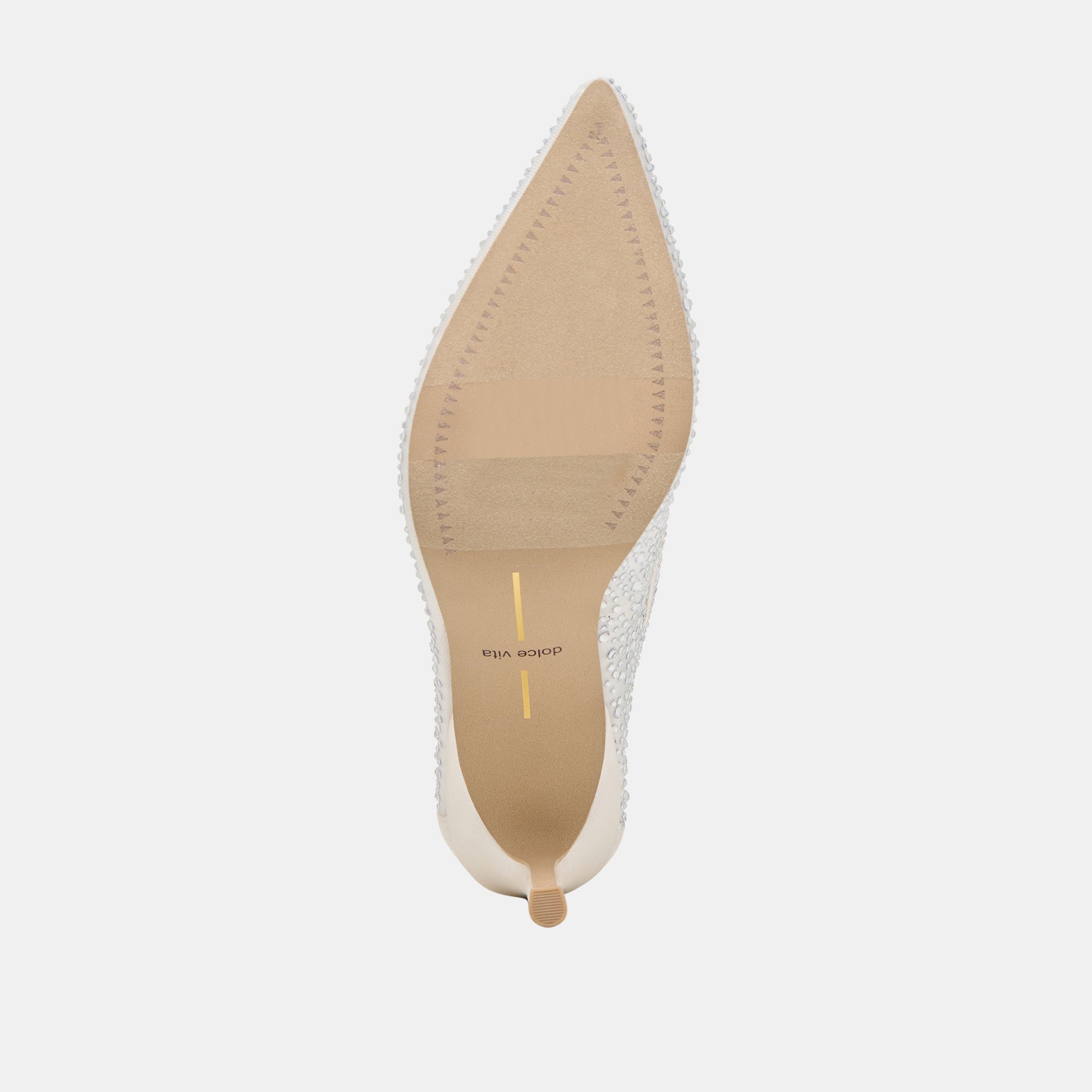 KASHE CRYSTAL HEELS WHITE MESH - Image 9
