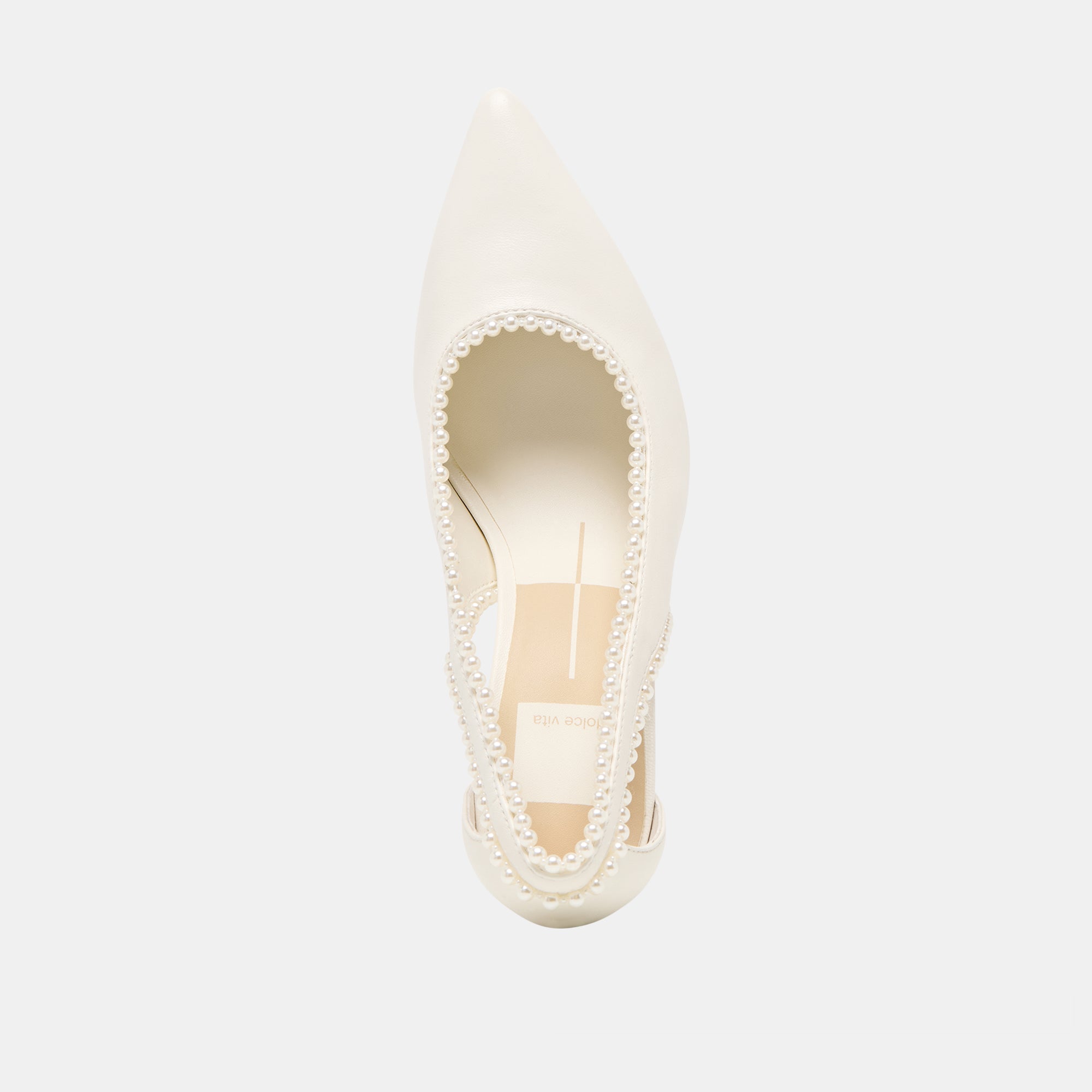 KELSON PEARL HEELS TRUE WHITE LEATHER - Image 12