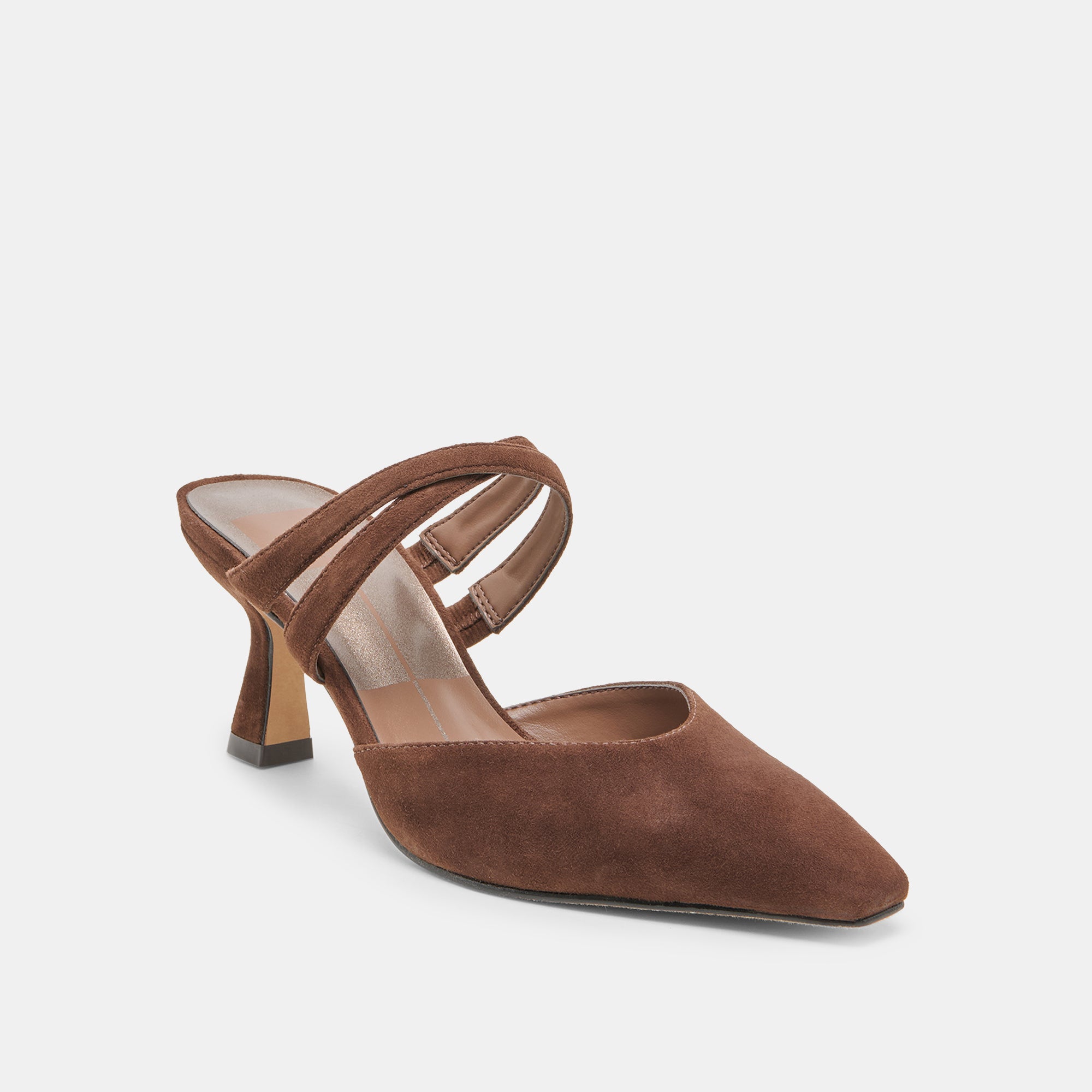 LINORE HEELS DK BROWN SUEDE - Image 2