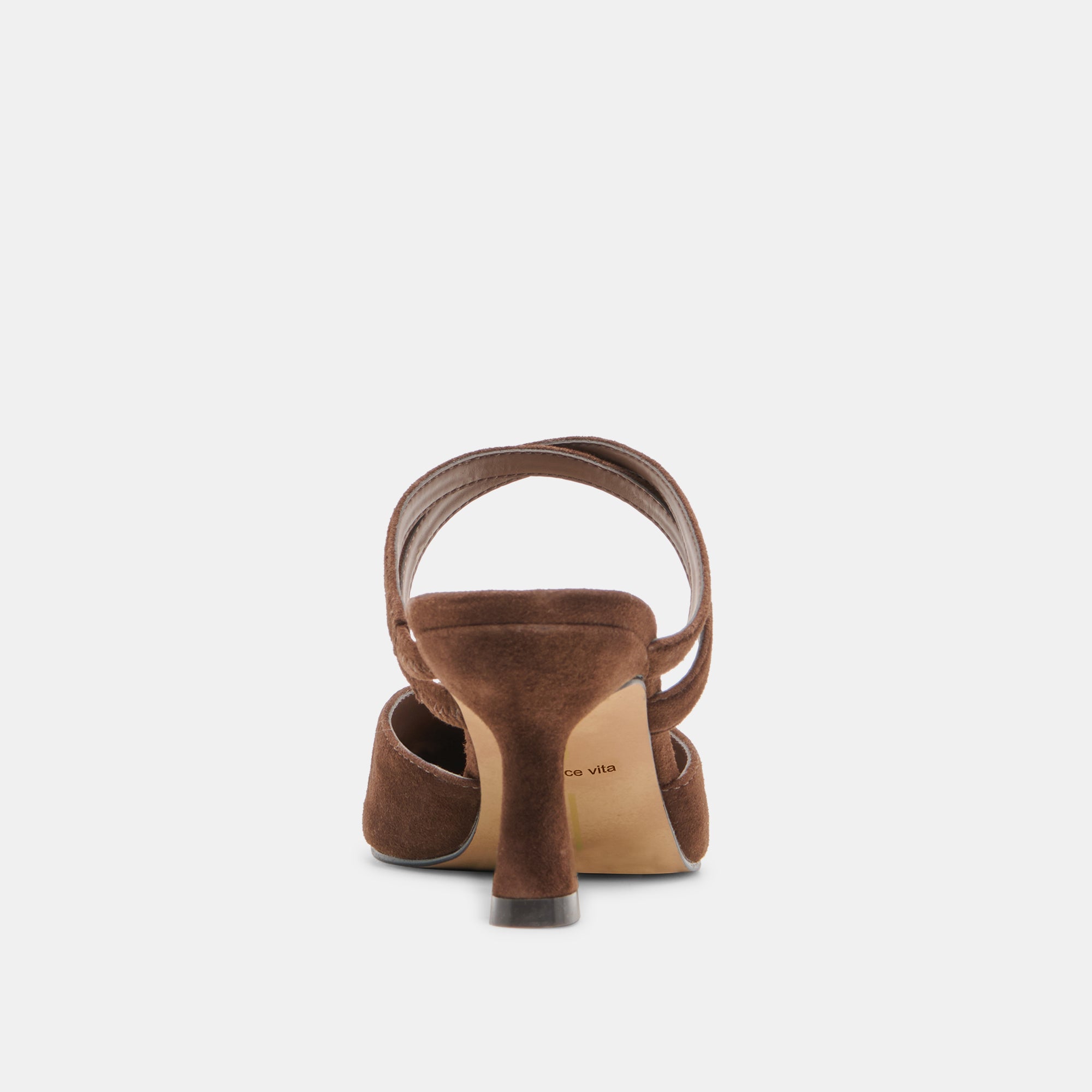 LINORE HEELS DK BROWN SUEDE - Image 7