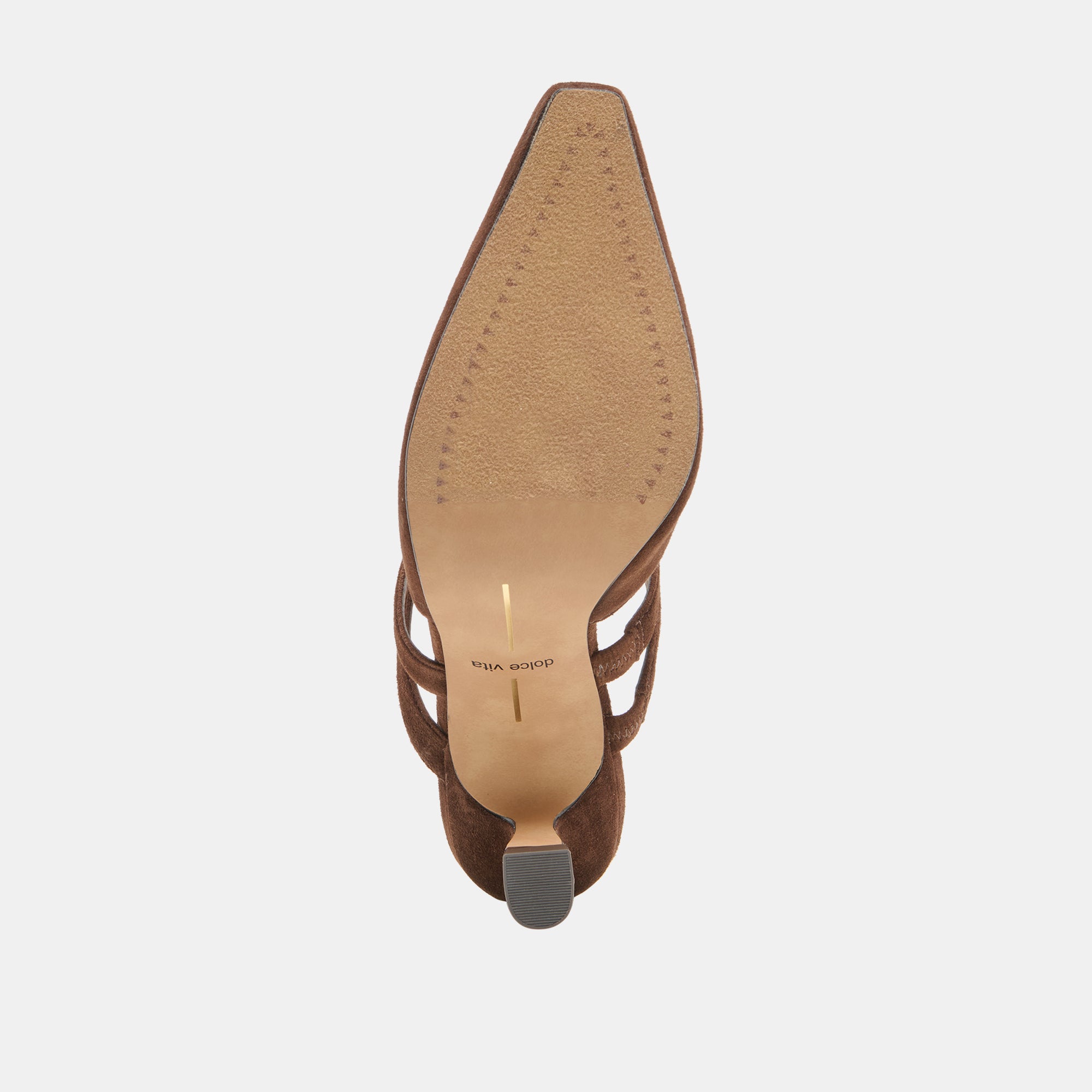LINORE HEELS DK BROWN SUEDE - Image 9