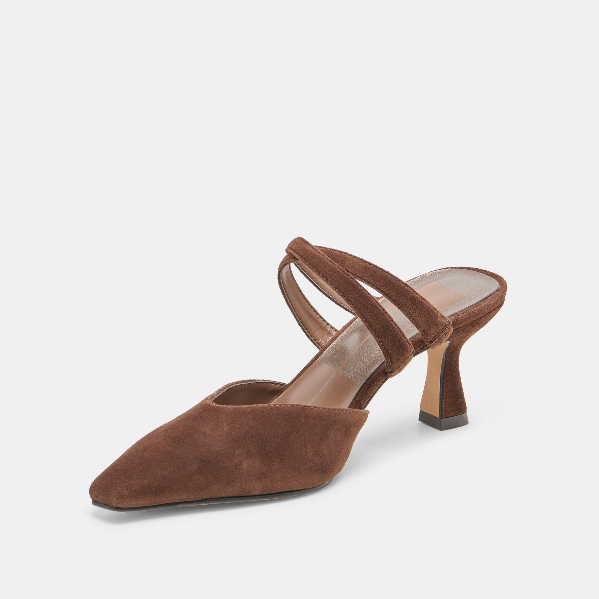 LINORE HEELS DK BROWN SUEDE - Image 4
