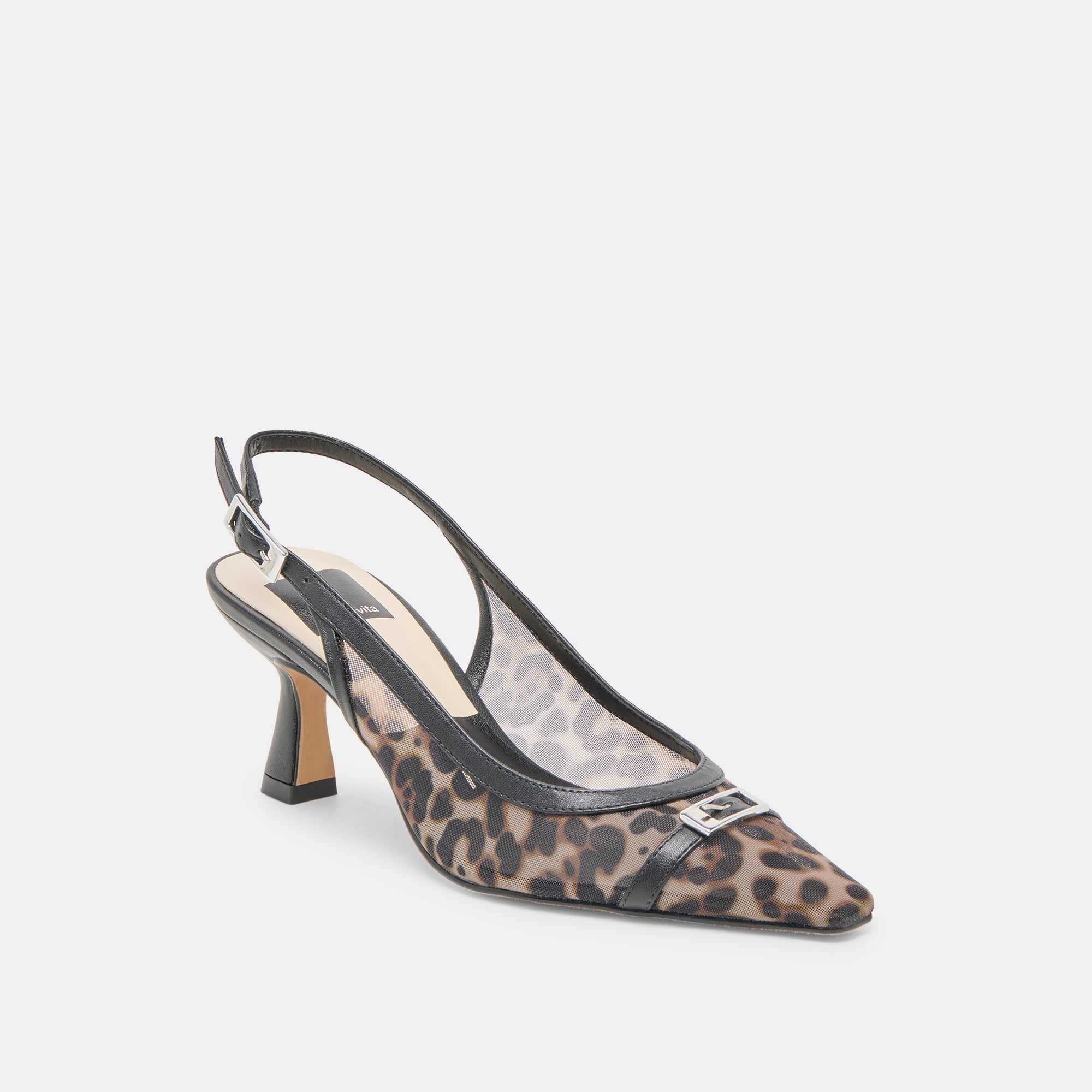 LORINE HEELS LEOPARD MESH - Image 2