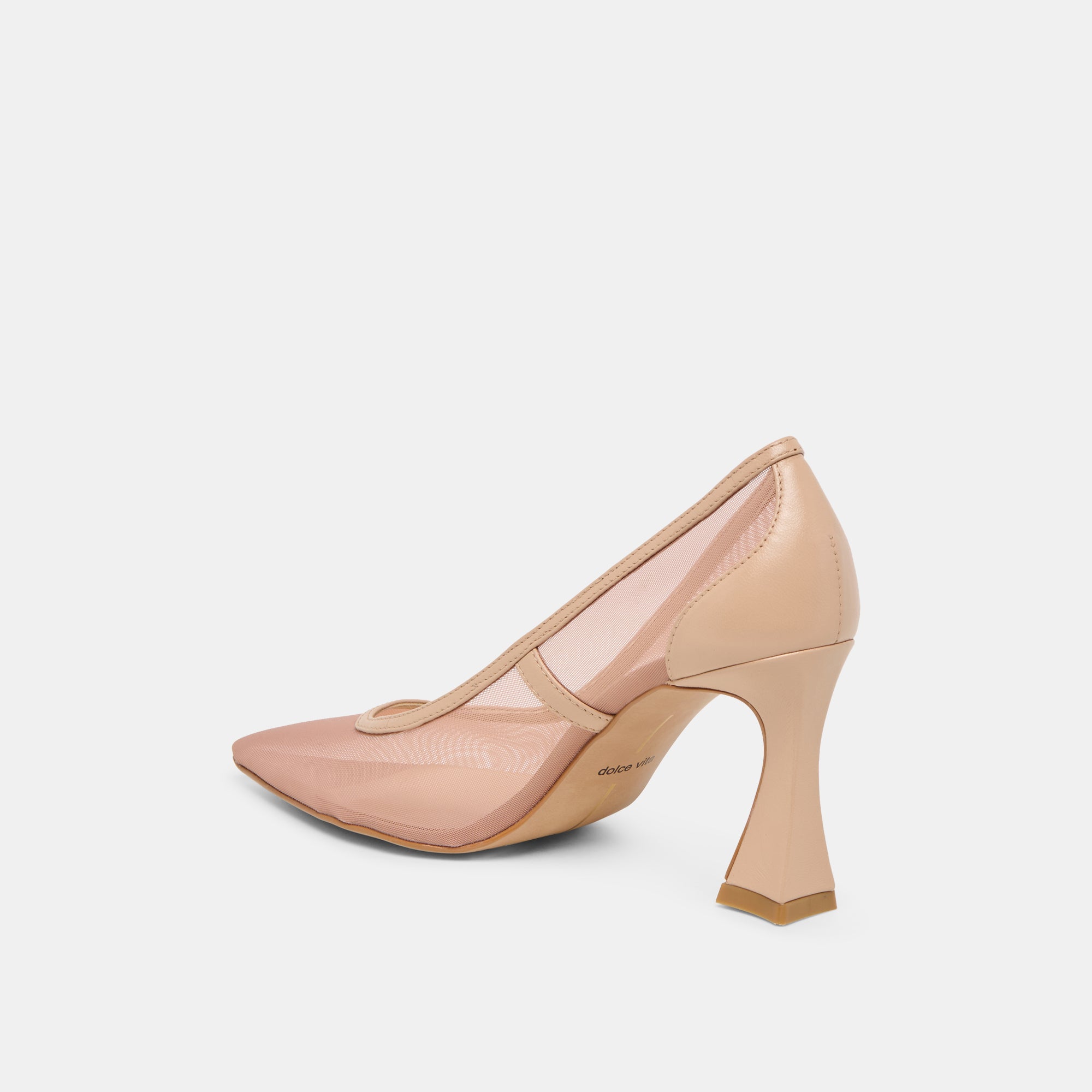 MALORY HEELS LT TAN MESH - Image 5
