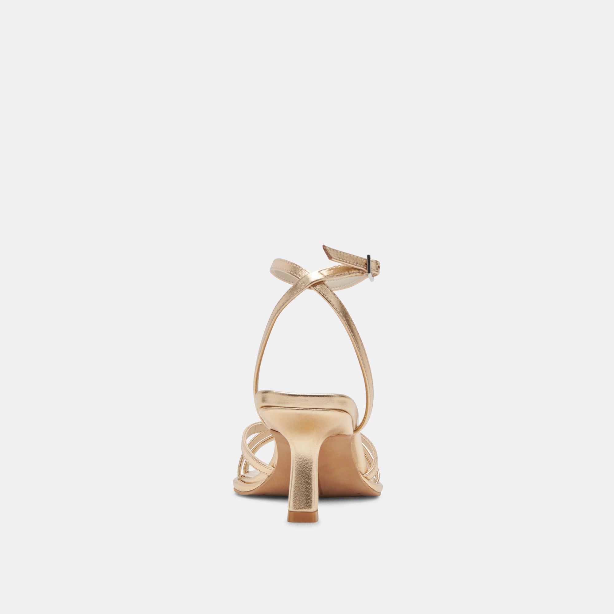 MANJI HEELS LIGHT GOLD METALLIC LEATHER - Image 9