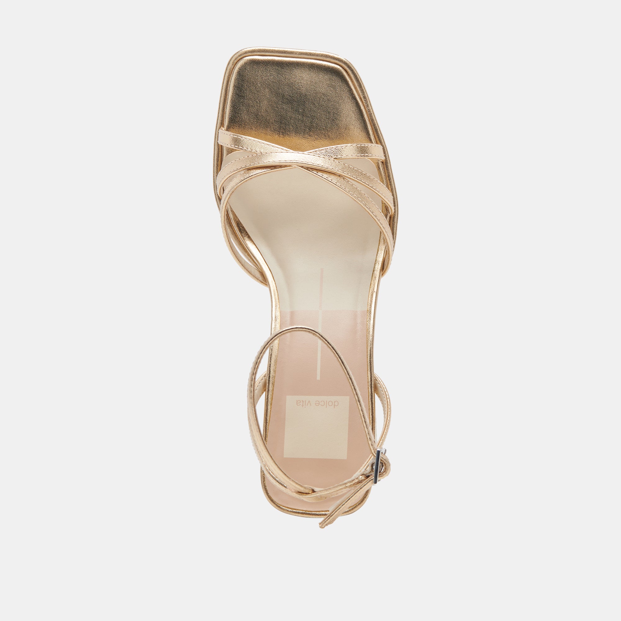 MANJI HEELS LIGHT GOLD METALLIC LEATHER - Image 10