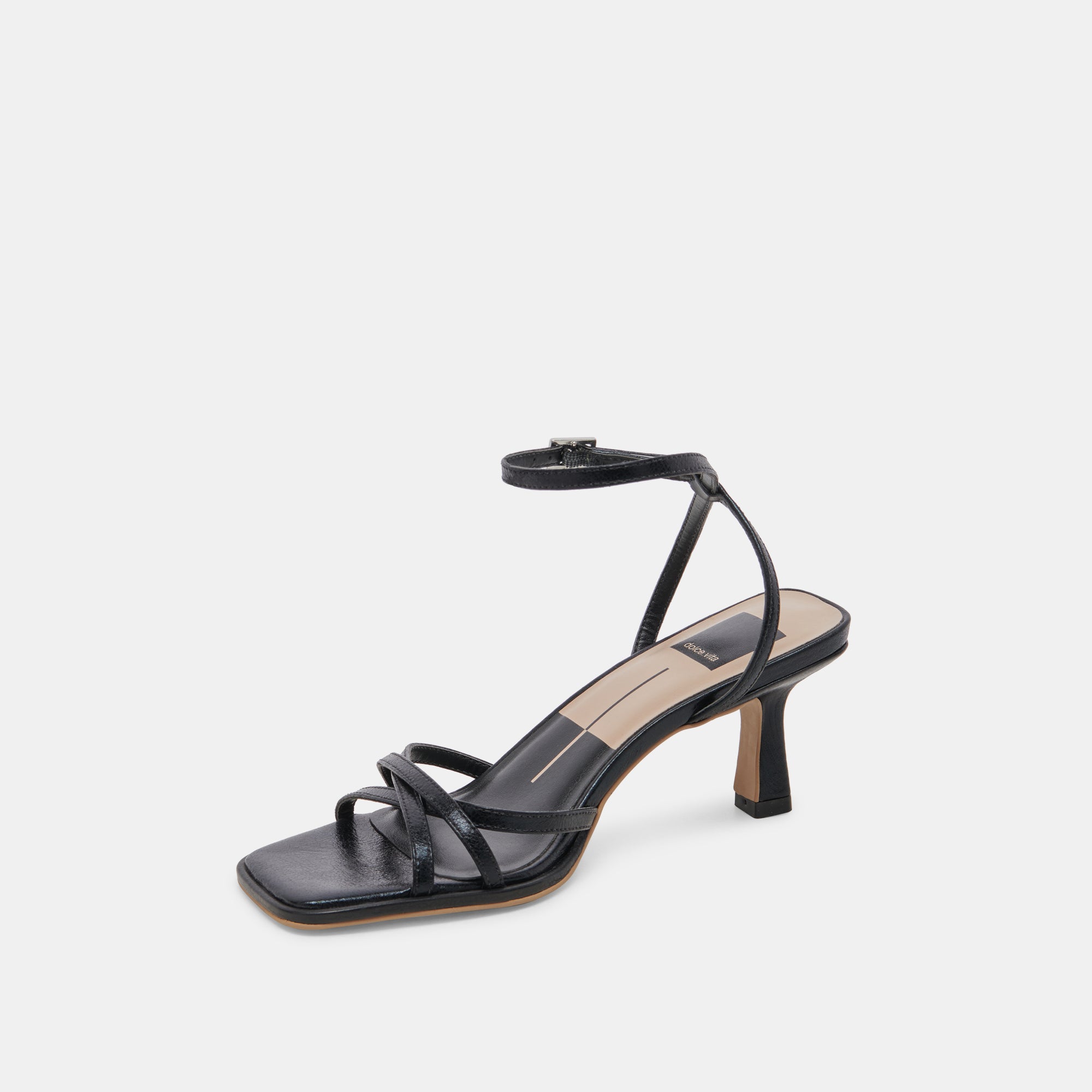 MANJI WIDE HEELS MIDNIGHT PATENT LEATHER - Image 4