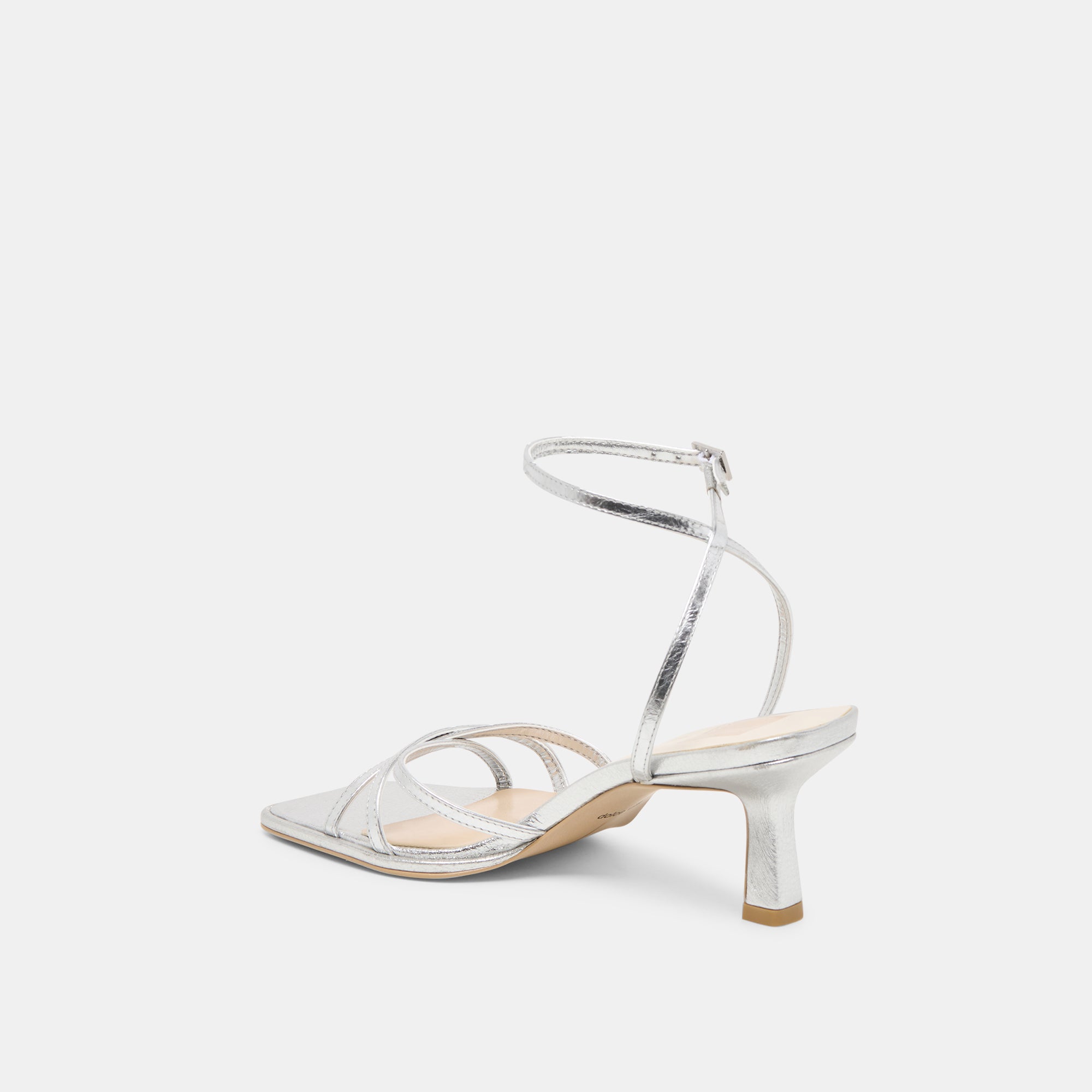MANJI HEELS SILVER METALLIC LEATHER - Image 7