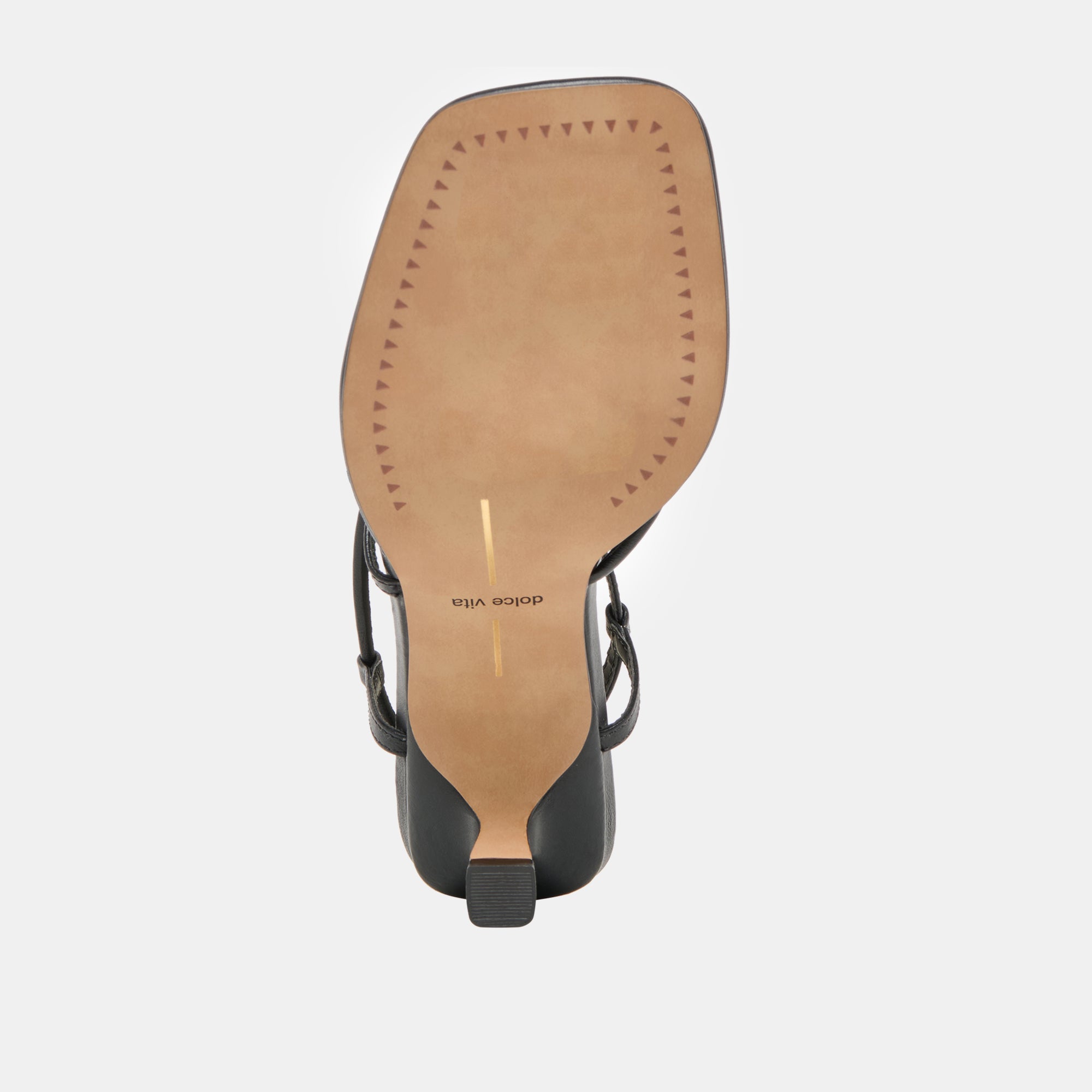 MYLEE WIDE HEELS BLACK LEATHER - Image 9