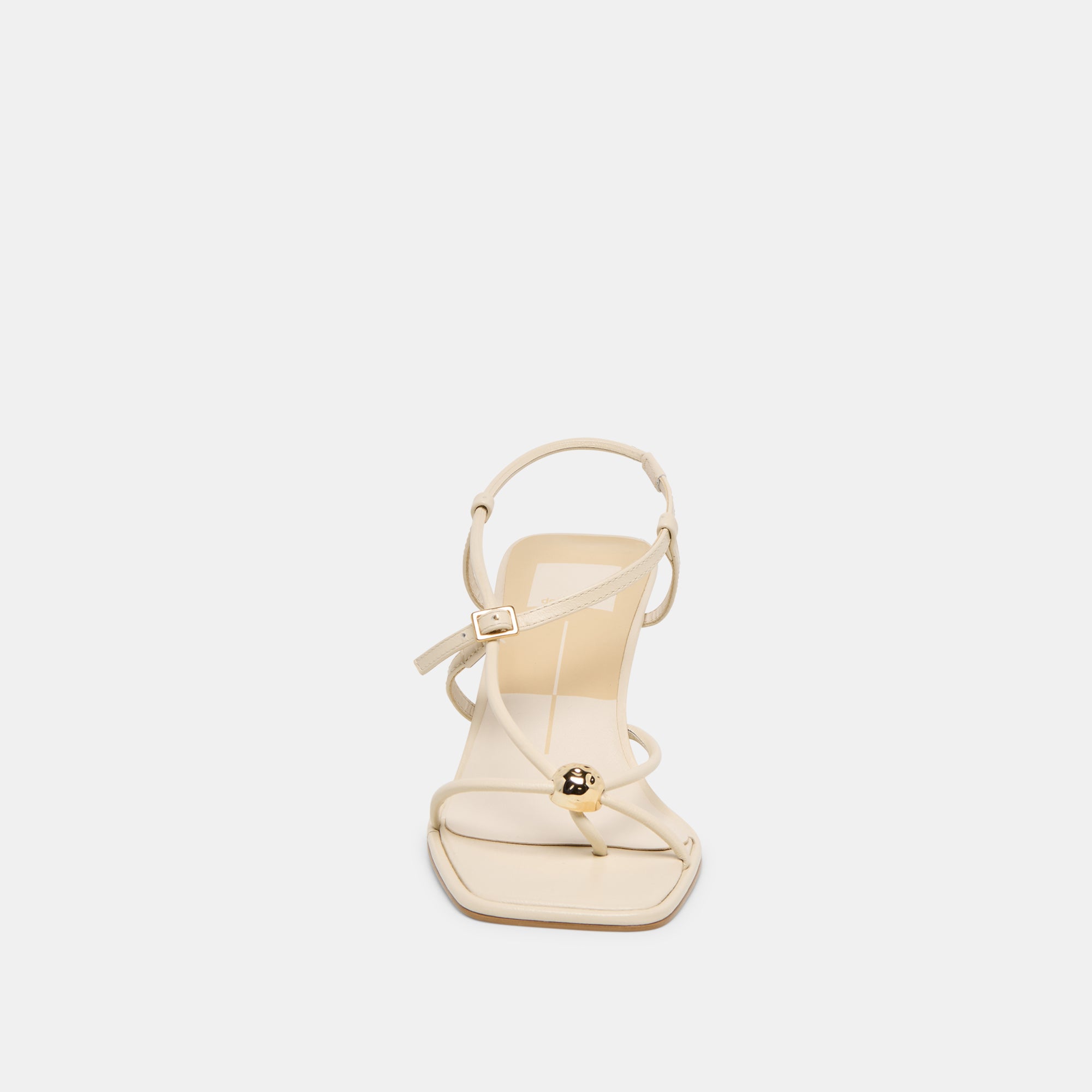 MYLEE WIDE HEELS CREME LEATHER - Image 6