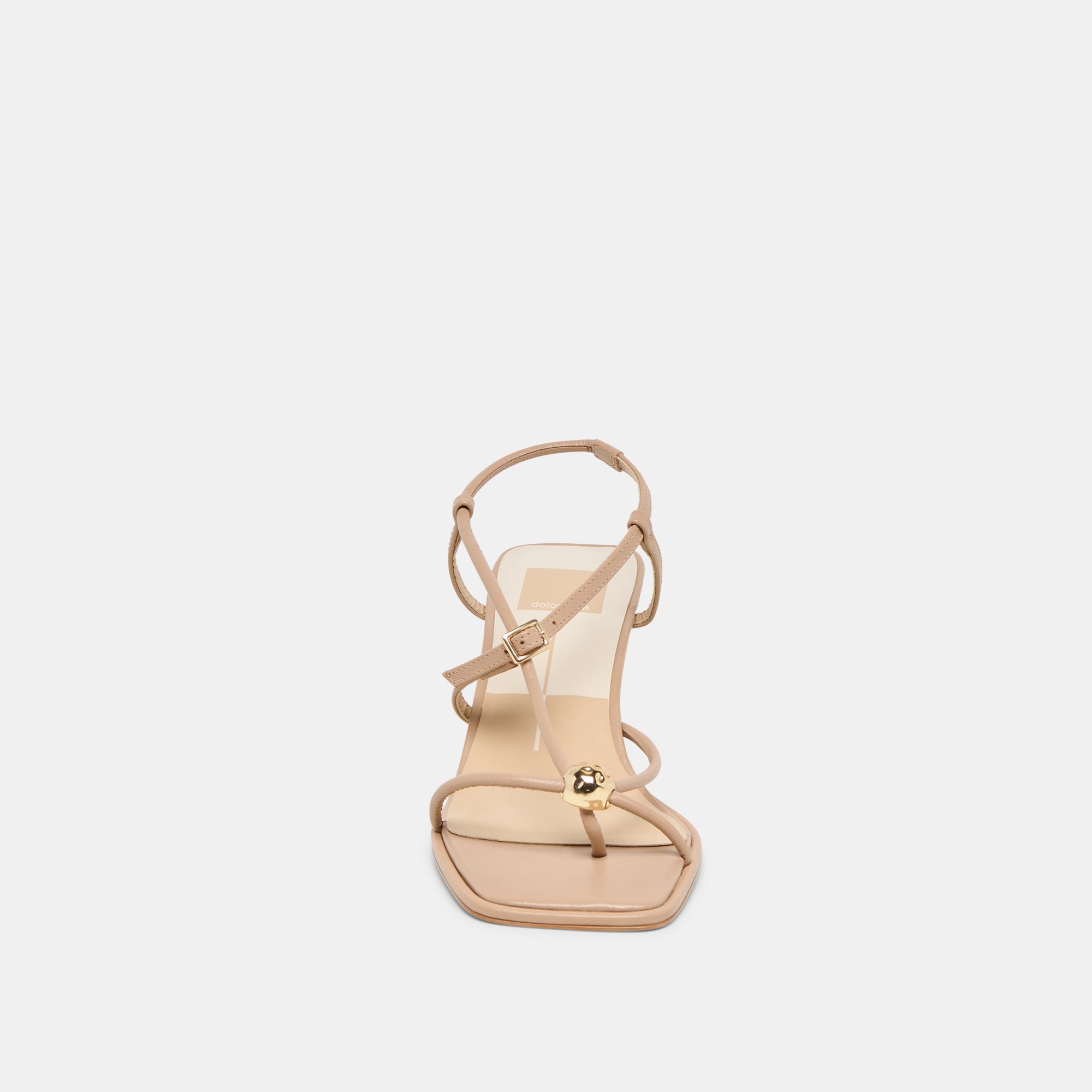 MYLEE WIDE HEELS LIGHT TAN LEATHER - Image 6