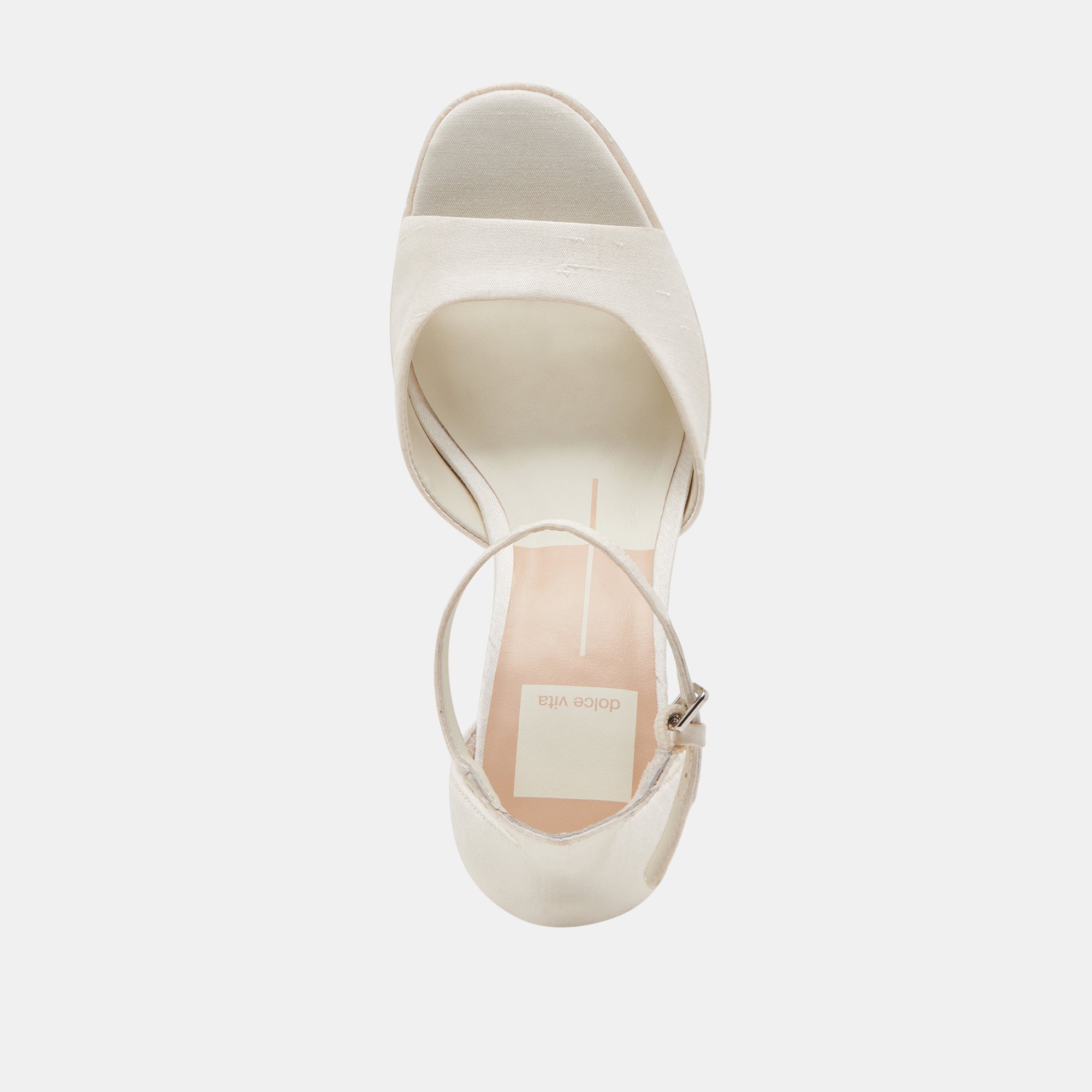 PANDRO HEELS WHITE SATIN - Image 10