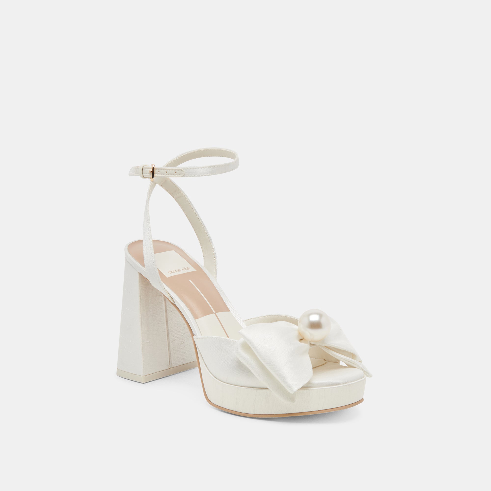 PATTON HEELS IVORY SATIN - Image 3