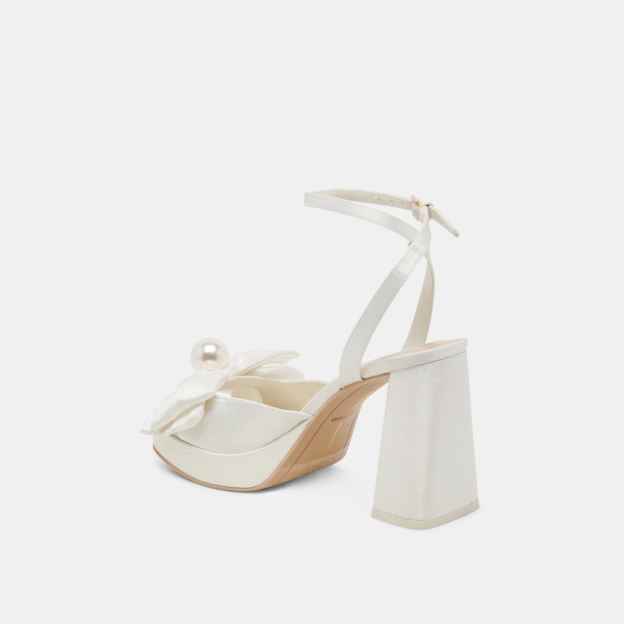 PATTON HEELS IVORY SATIN - Image 8