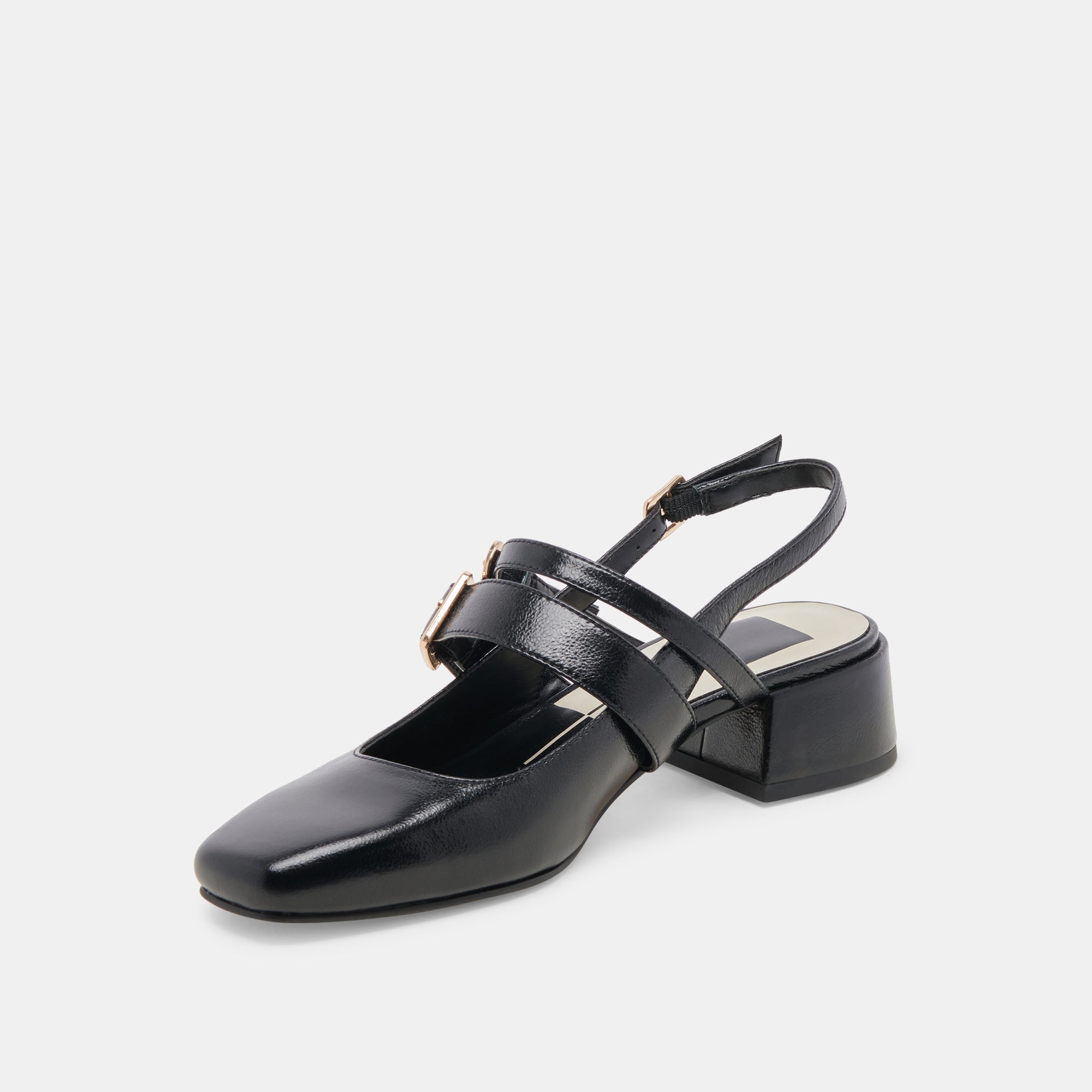 PATZY HEELS MIDNIGHT CRINKLE PATENT LEATHER - Image 7