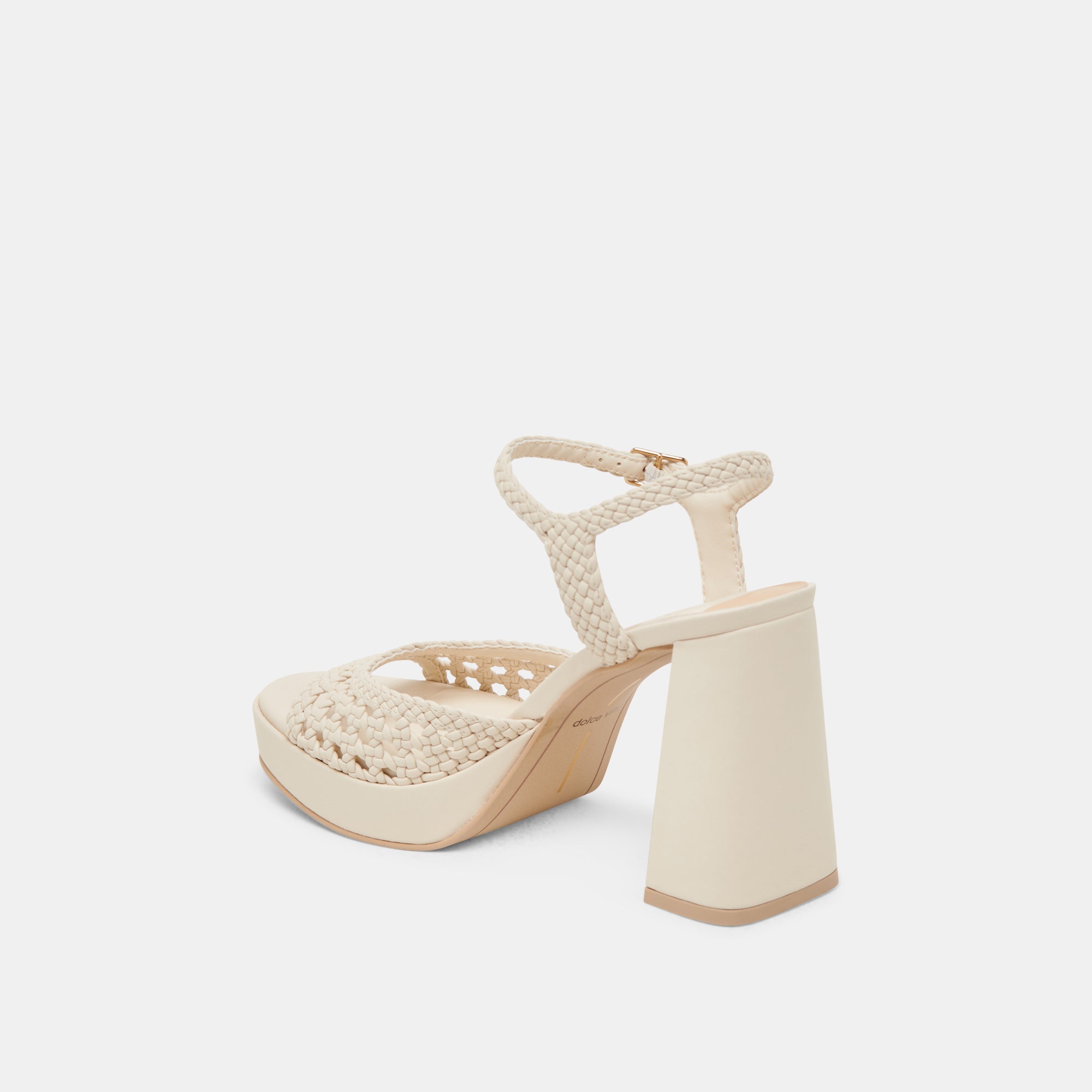 PEYTEN HEELS CREME WOVEN STELLA - Image 8