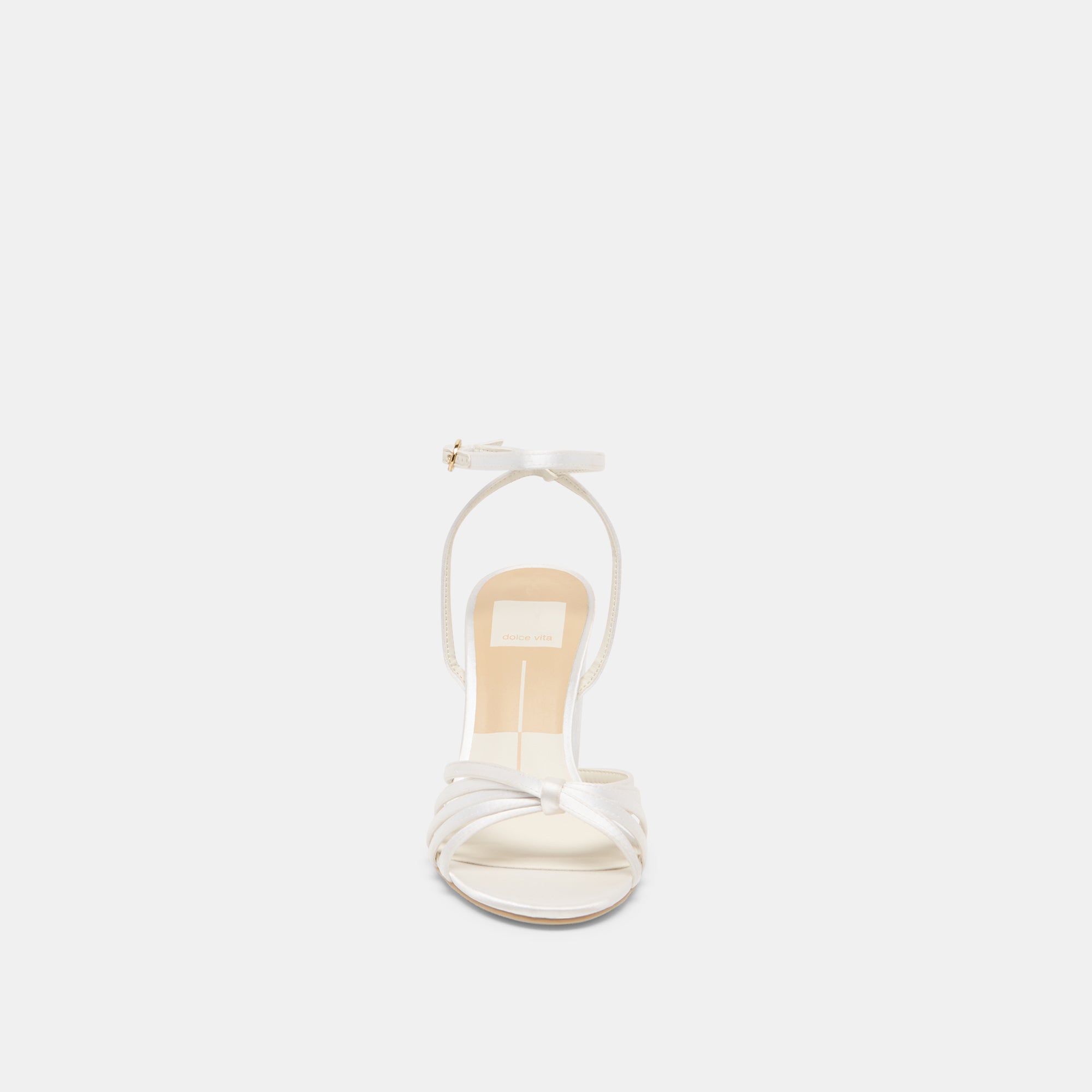RONICA HEELS TRUE WHITE SATIN - Image 8