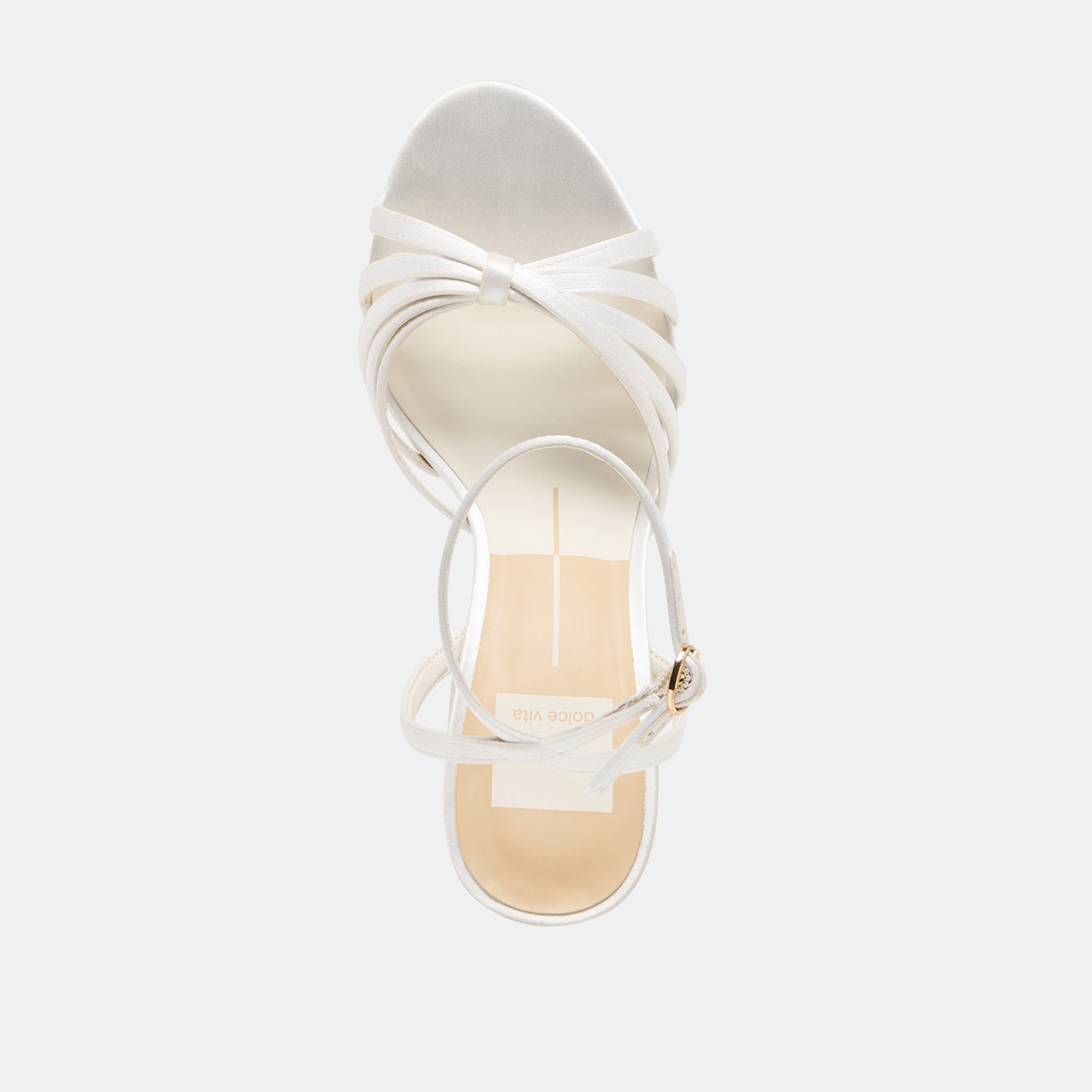 RONICA HEELS TRUE WHITE SATIN - Image 10