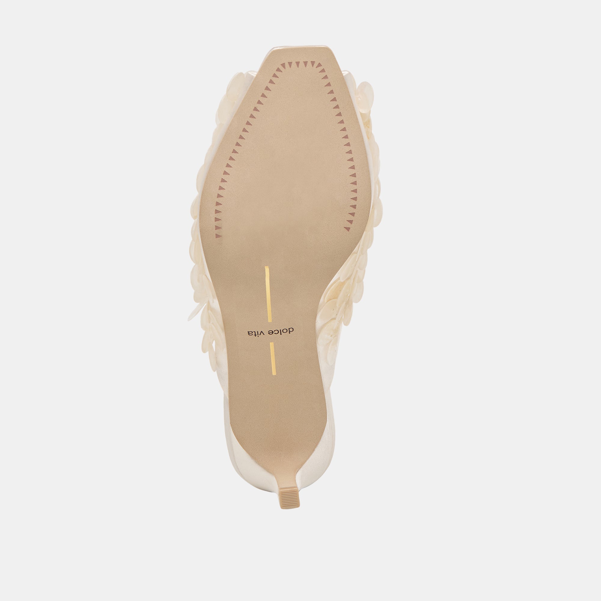 SAMARY CONFETTI HEELS OFF WHITE SATIN - Image 11
