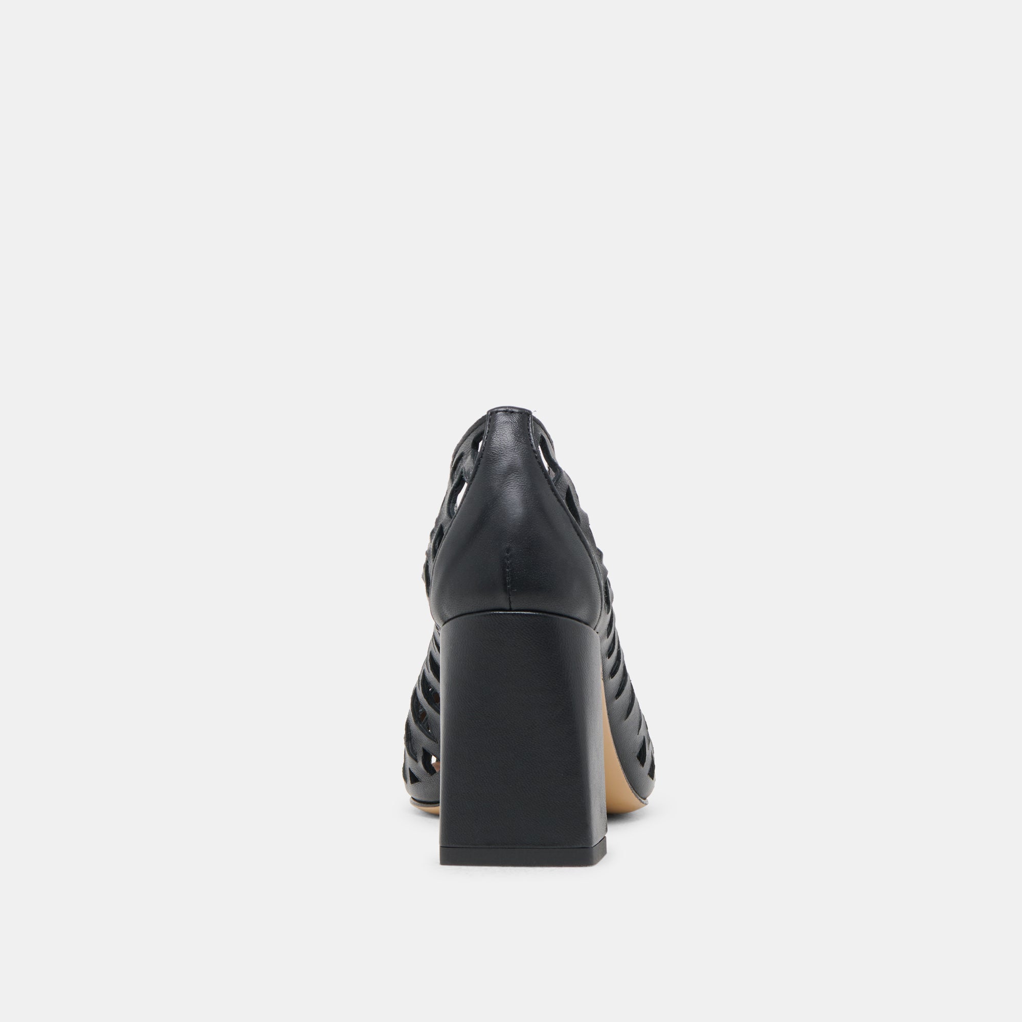 TANYA HEELS BLACK WOVEN LEATHER - Image 7