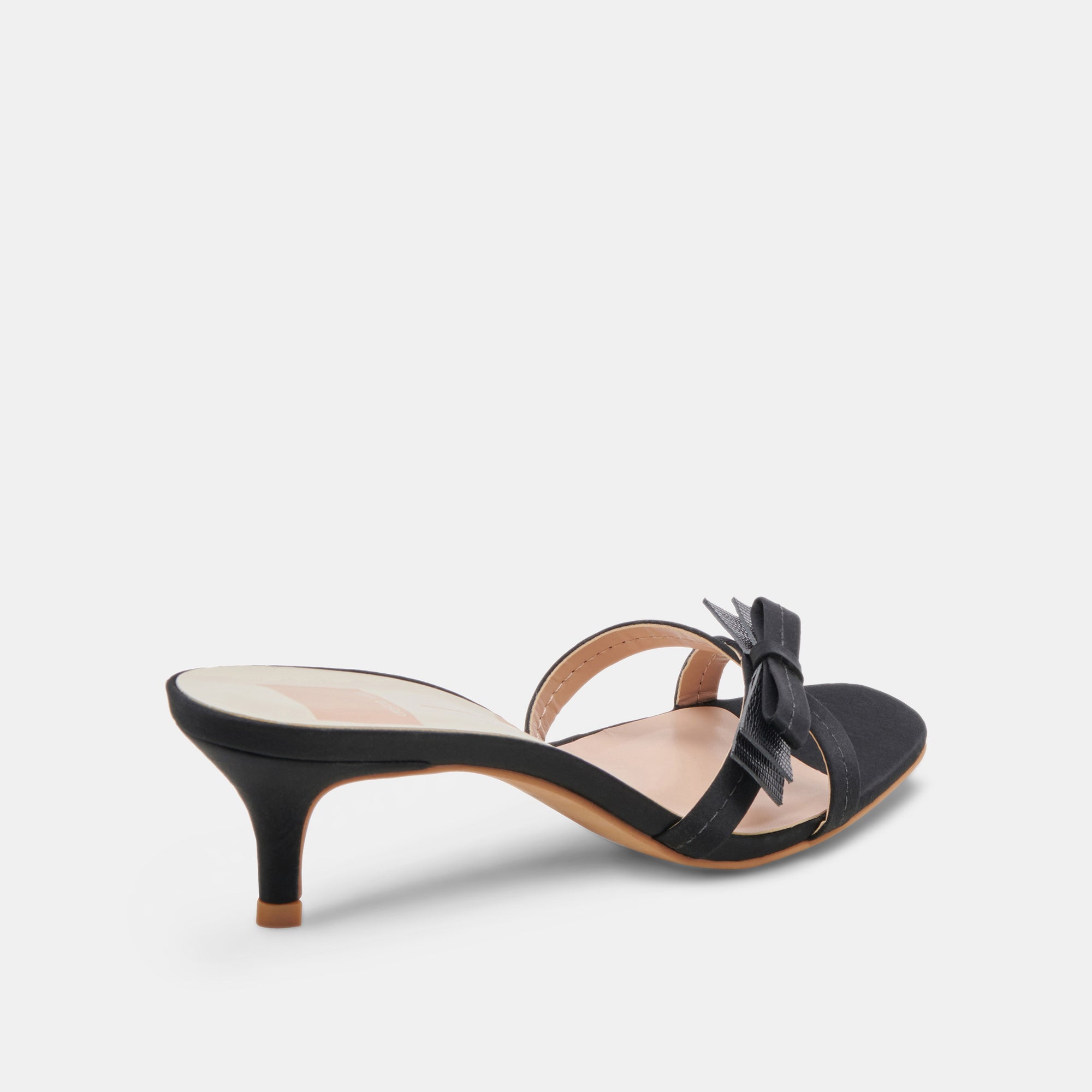 TERISA HEELS ONYX SATIN - Image 5