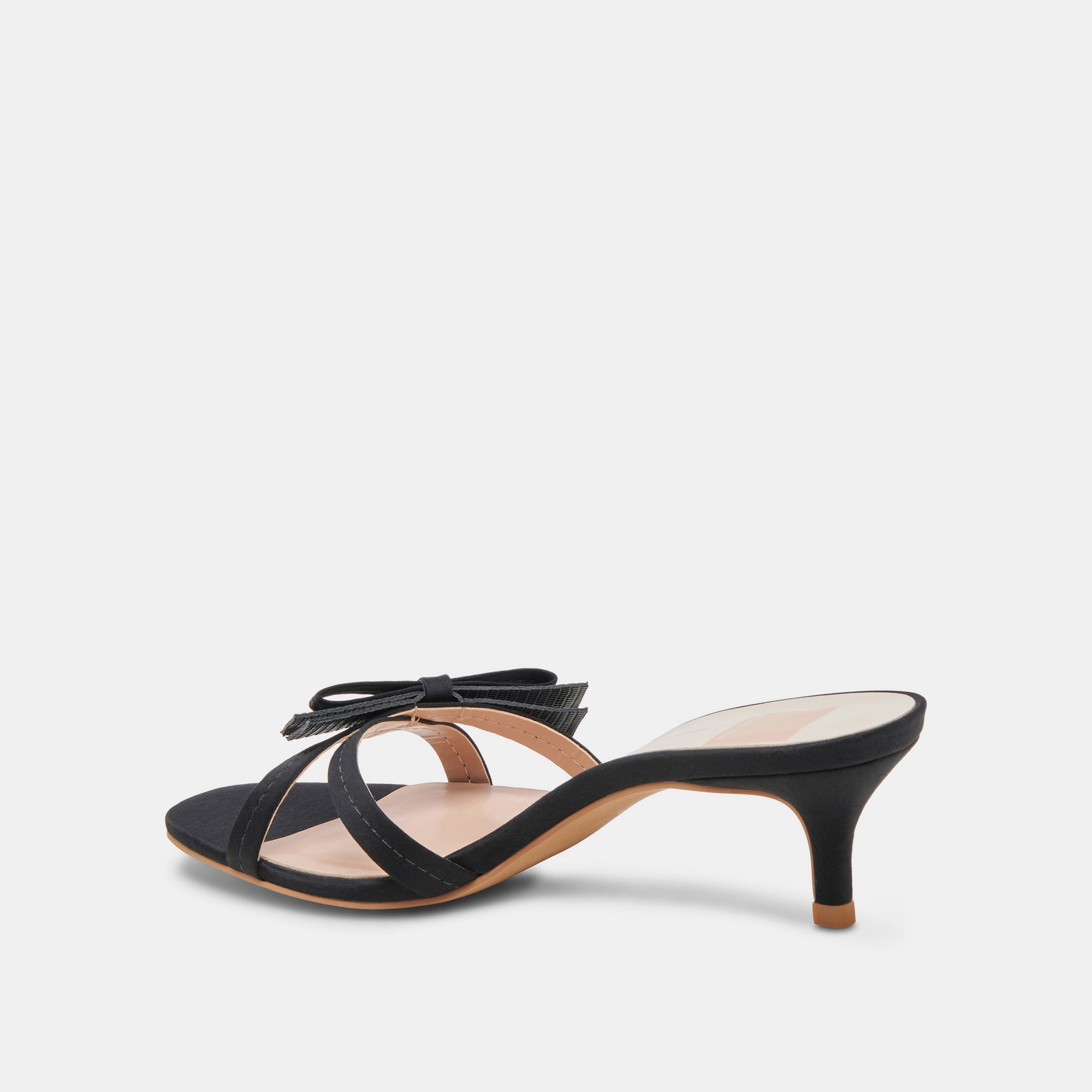 TERISA HEELS ONYX SATIN - Image 7