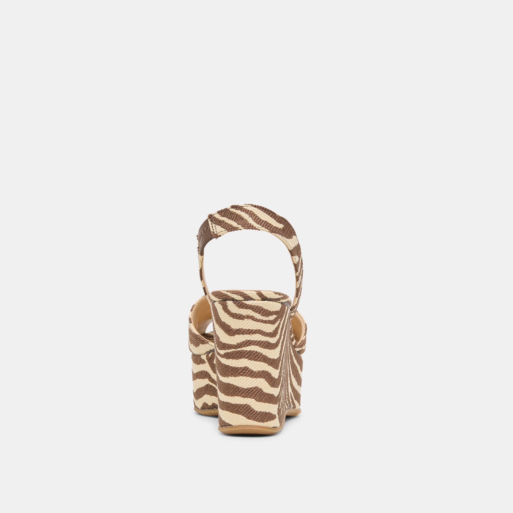 AKERA WEDGES BEIGE ZEBRA RAFFIA - Image 7