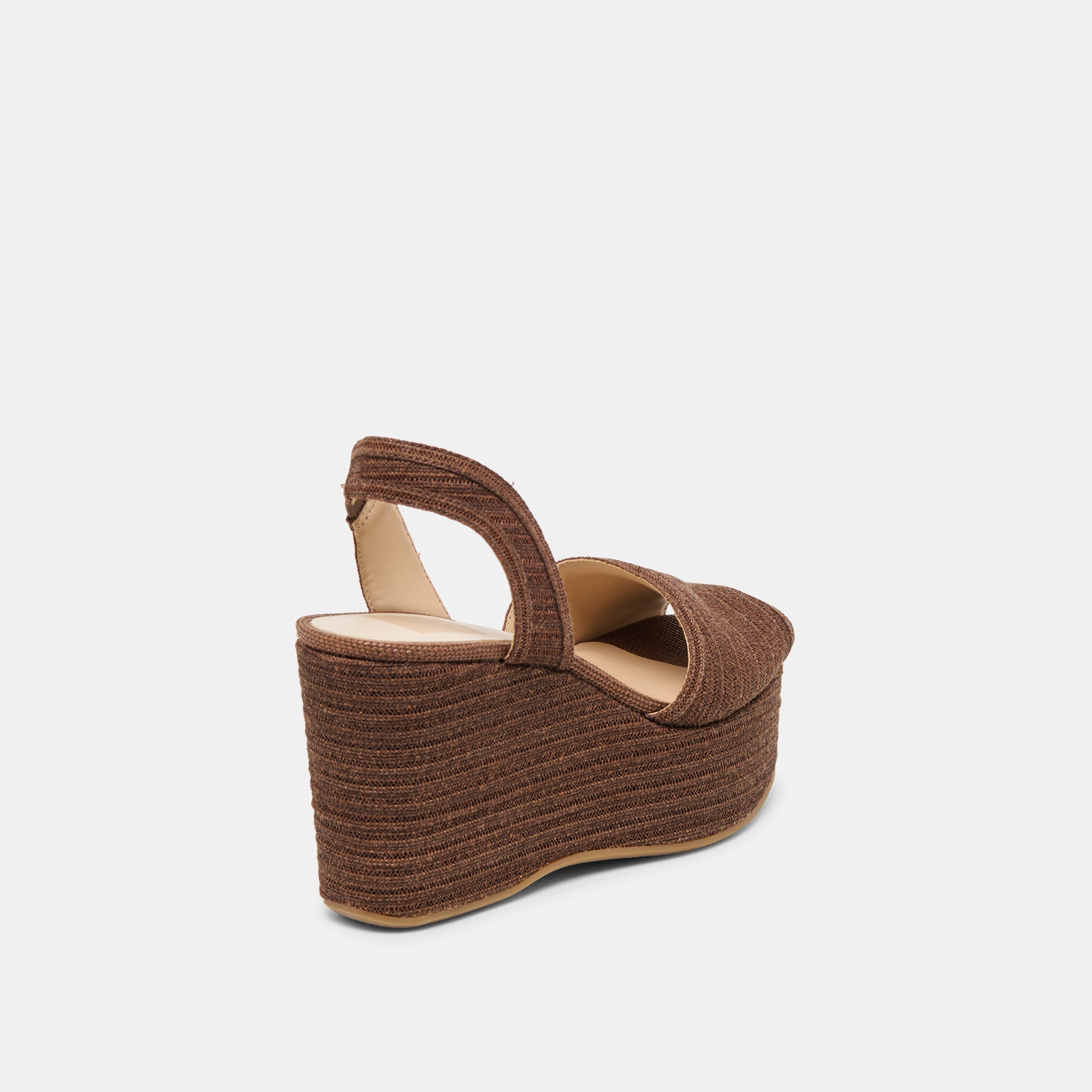 AKERA WEDGES COCOA RAFFIA - Image 3