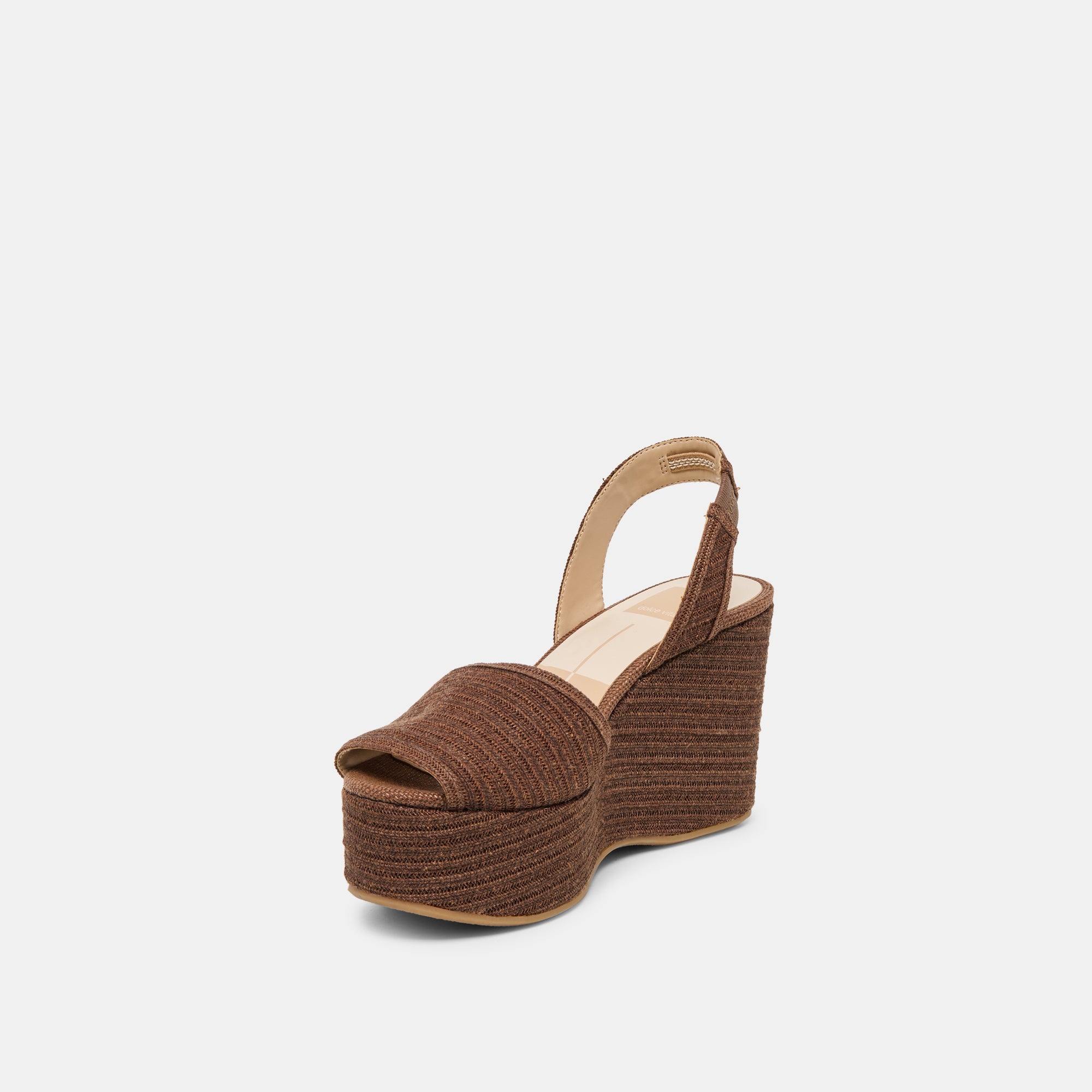 AKERA WEDGES COCOA RAFFIA - Image 4
