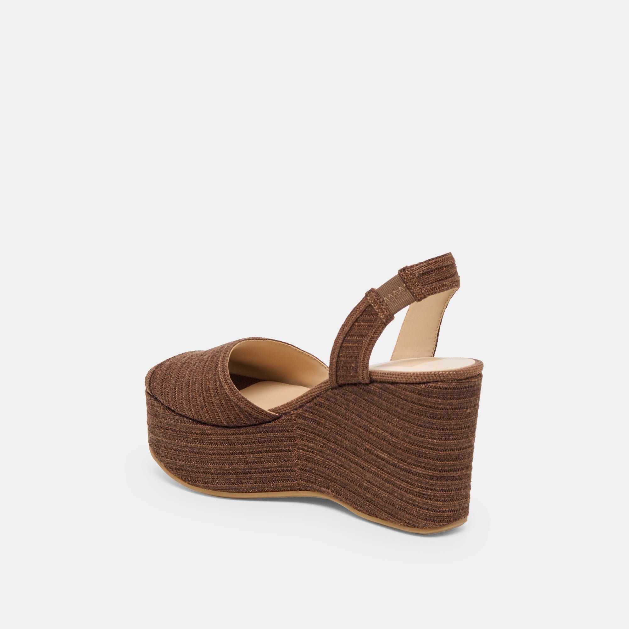 AKERA WEDGES COCOA RAFFIA - Image 5