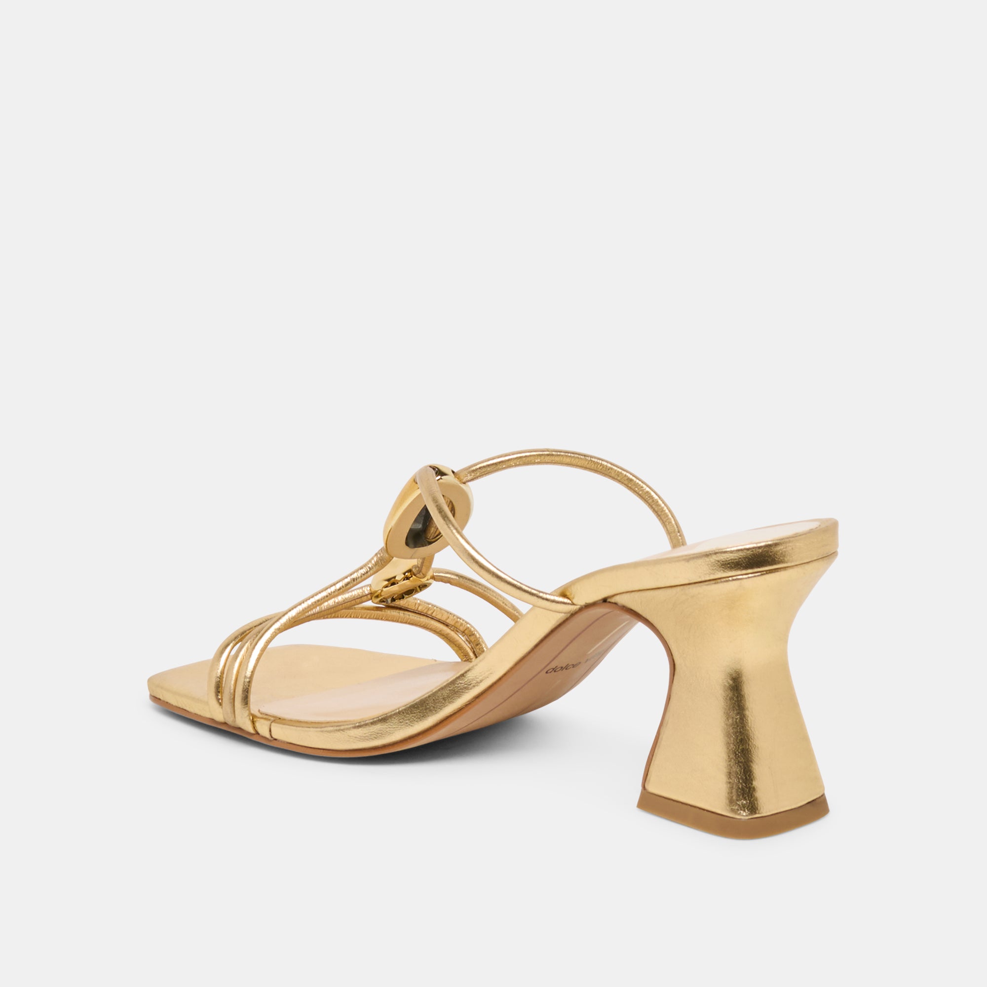 ALAYNA HEELS GOLD LEATHER - Image 5