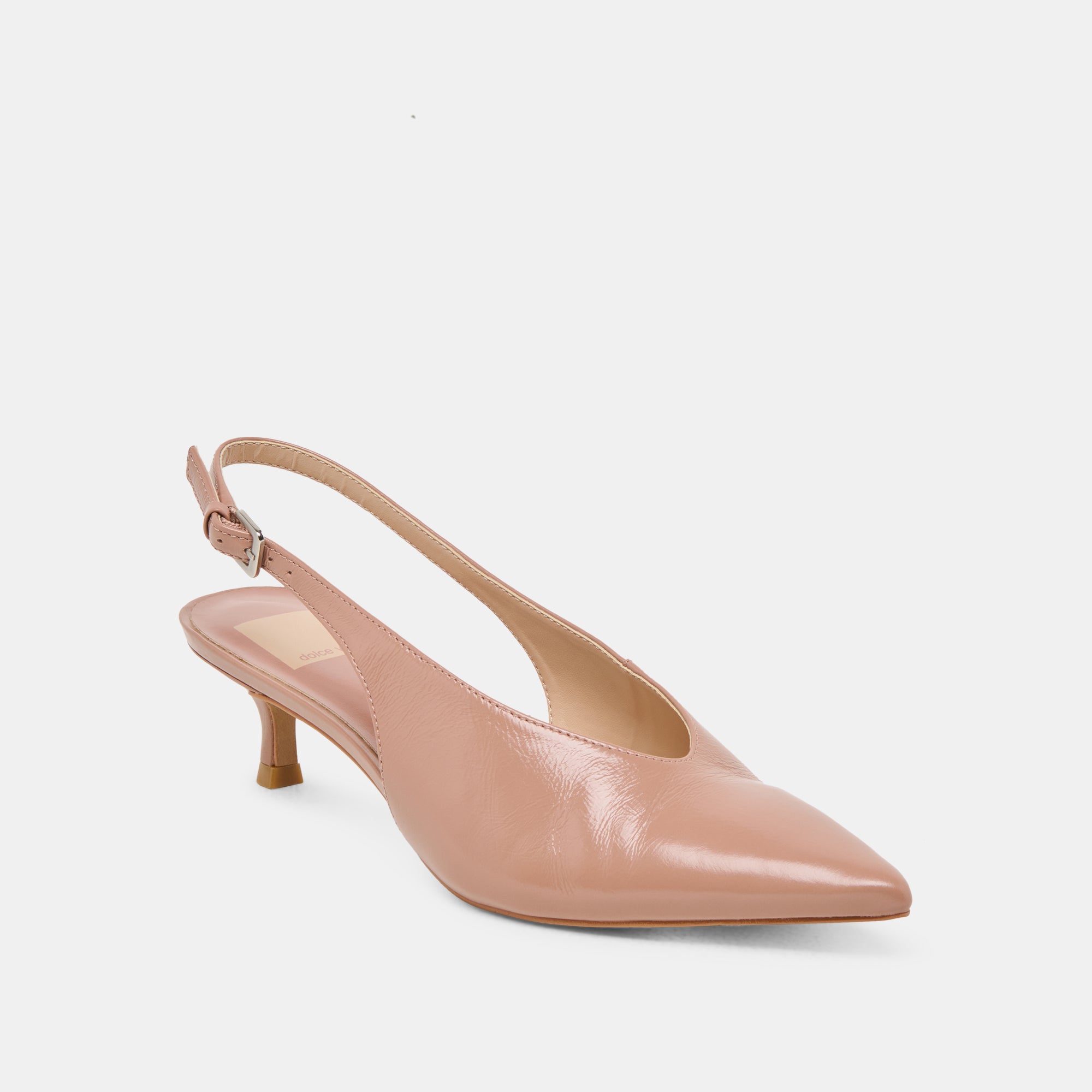 ALENNA HEELS WHISKEY CRINKLE PATENT - Image 3