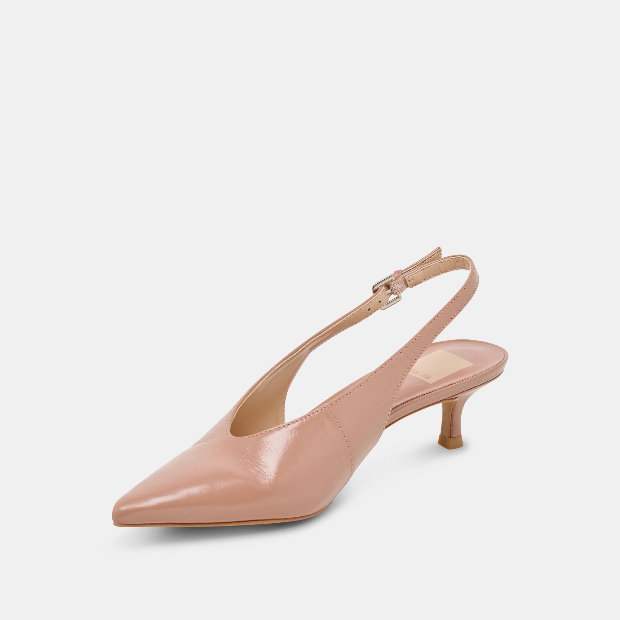ALENNA HEELS WHISKEY CRINKLE PATENT - Image 7