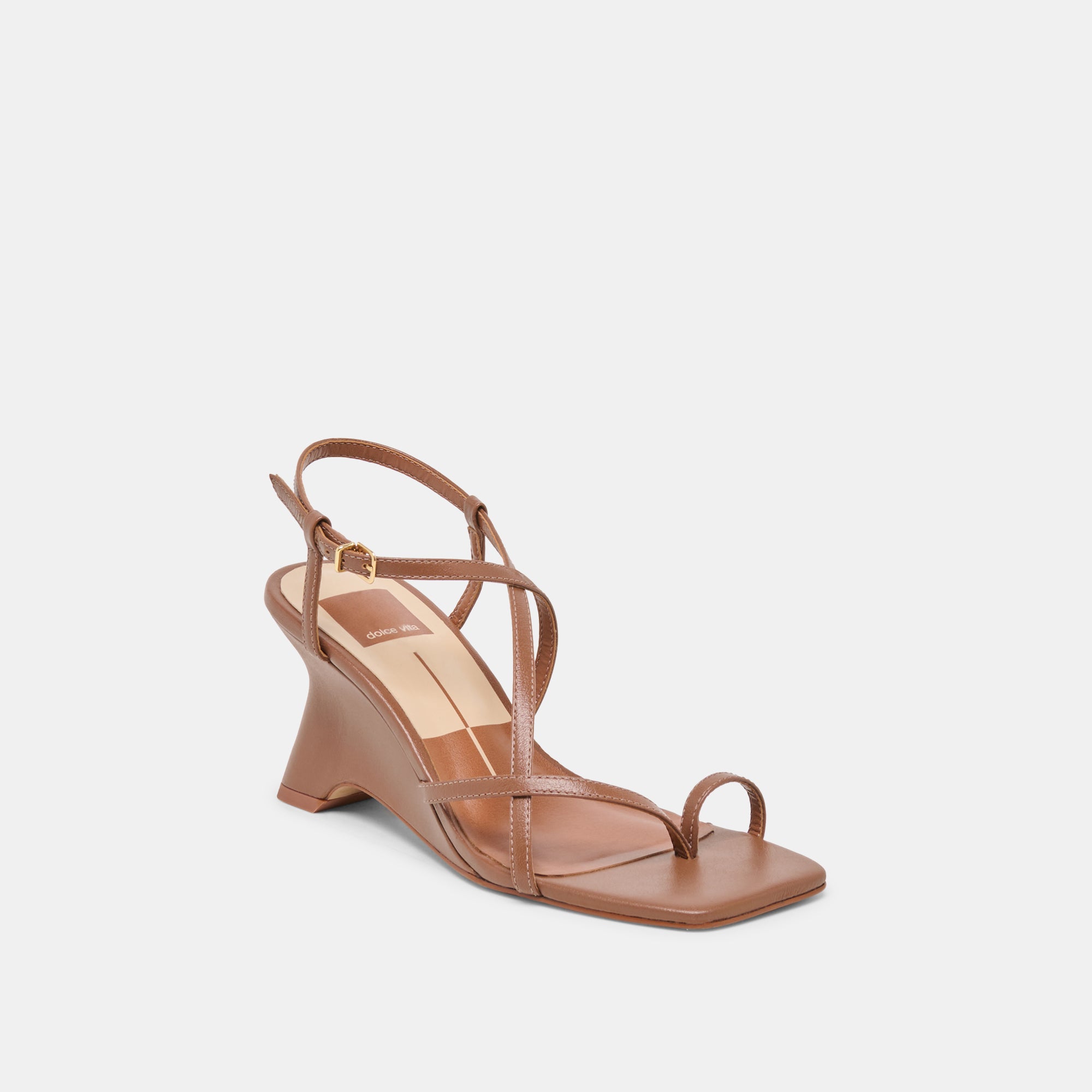 AYLEE WEDGES COGNAC LEATHER - Image 3