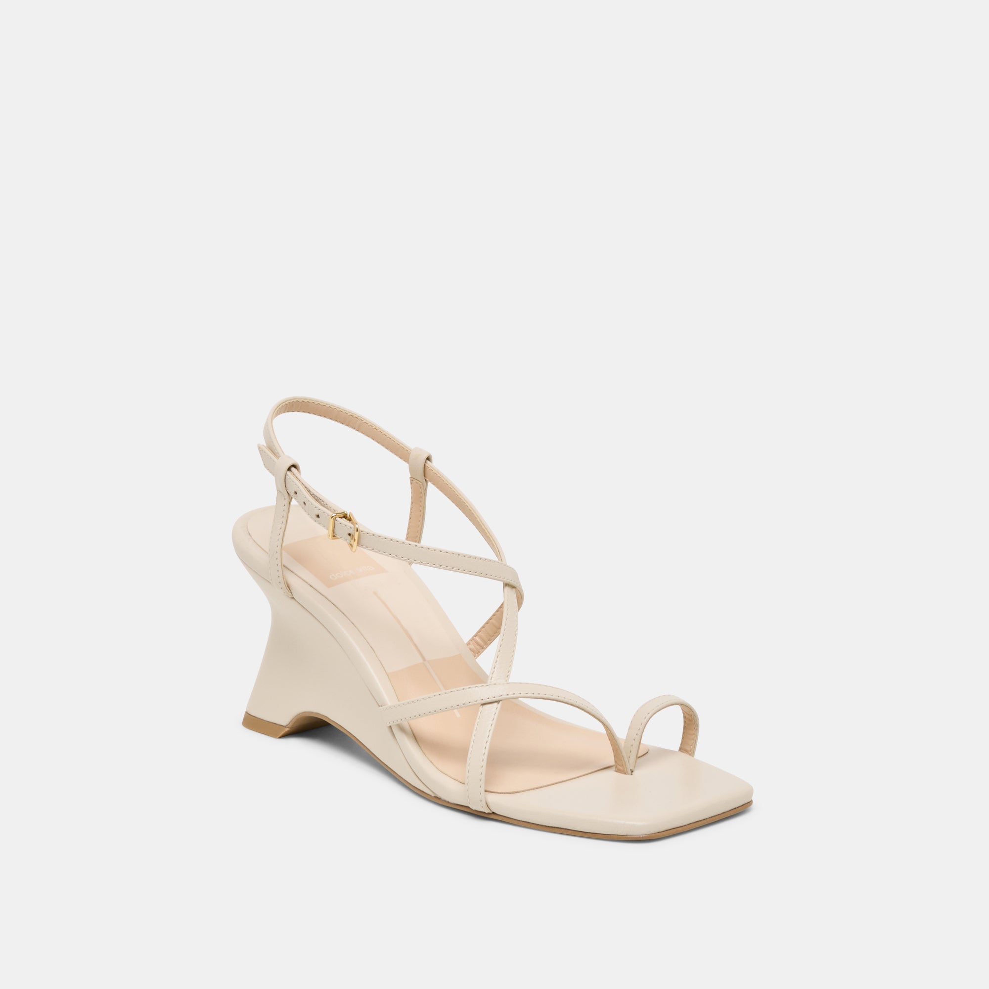 AYLEE WEDGES CREAM LEATHER - Image 2