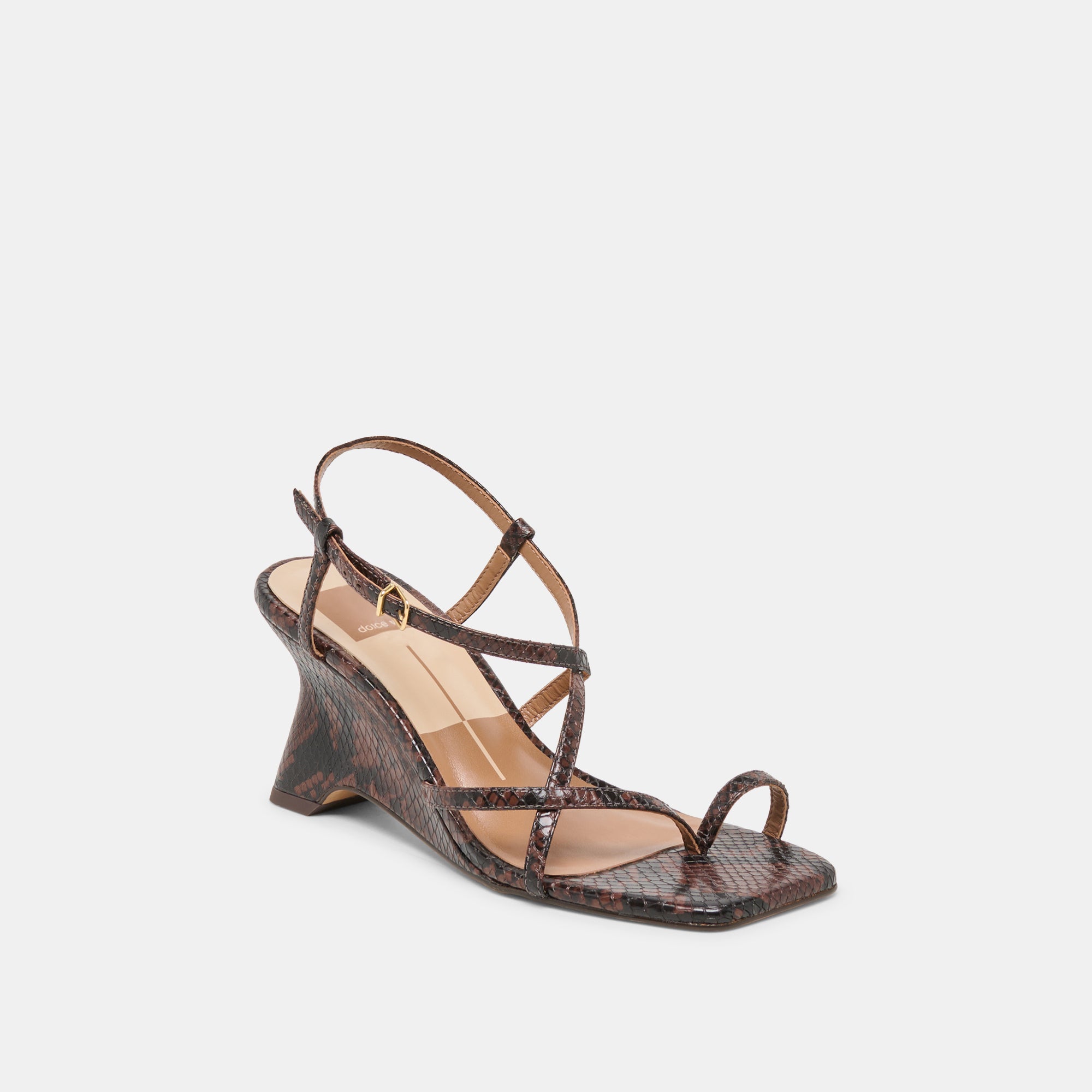 AYLEE WEDGES JAVA EMBOSSED LEATHER - Image 2